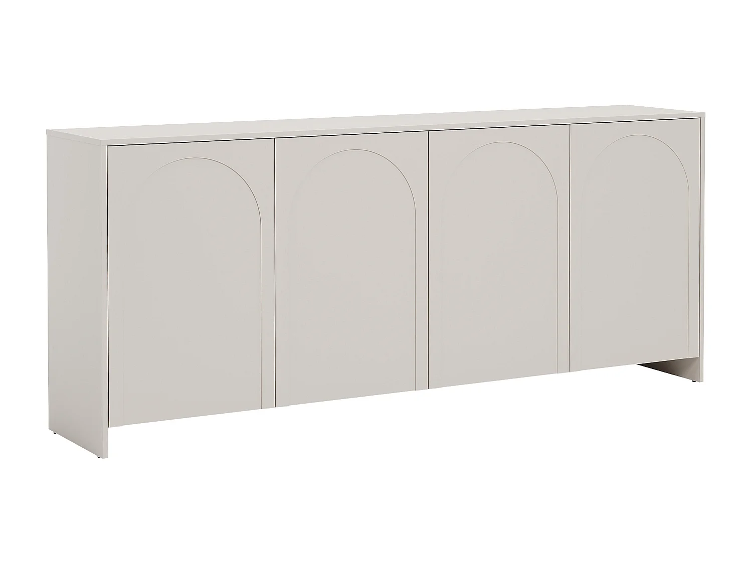 Buffet avec 4 portes - Beige - NALYRA de Maison Céphy