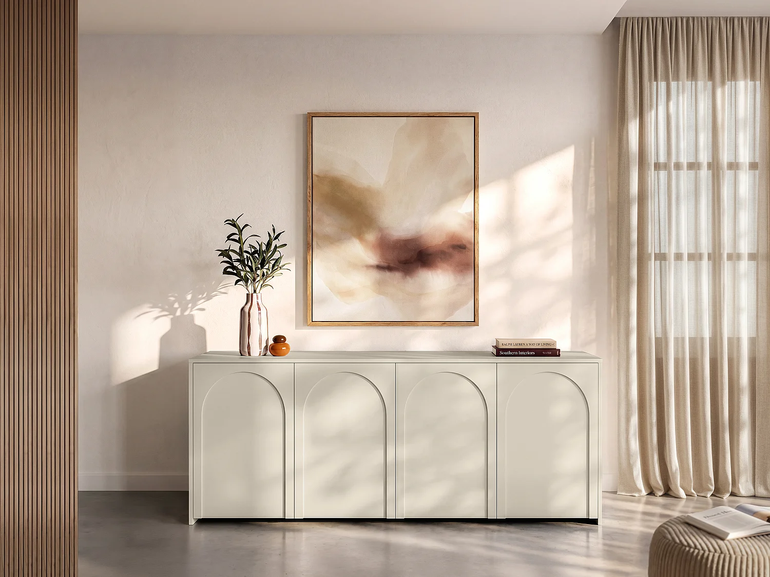 Buffet - 4 Türen - Beige - NALYRA von Maison Céphy