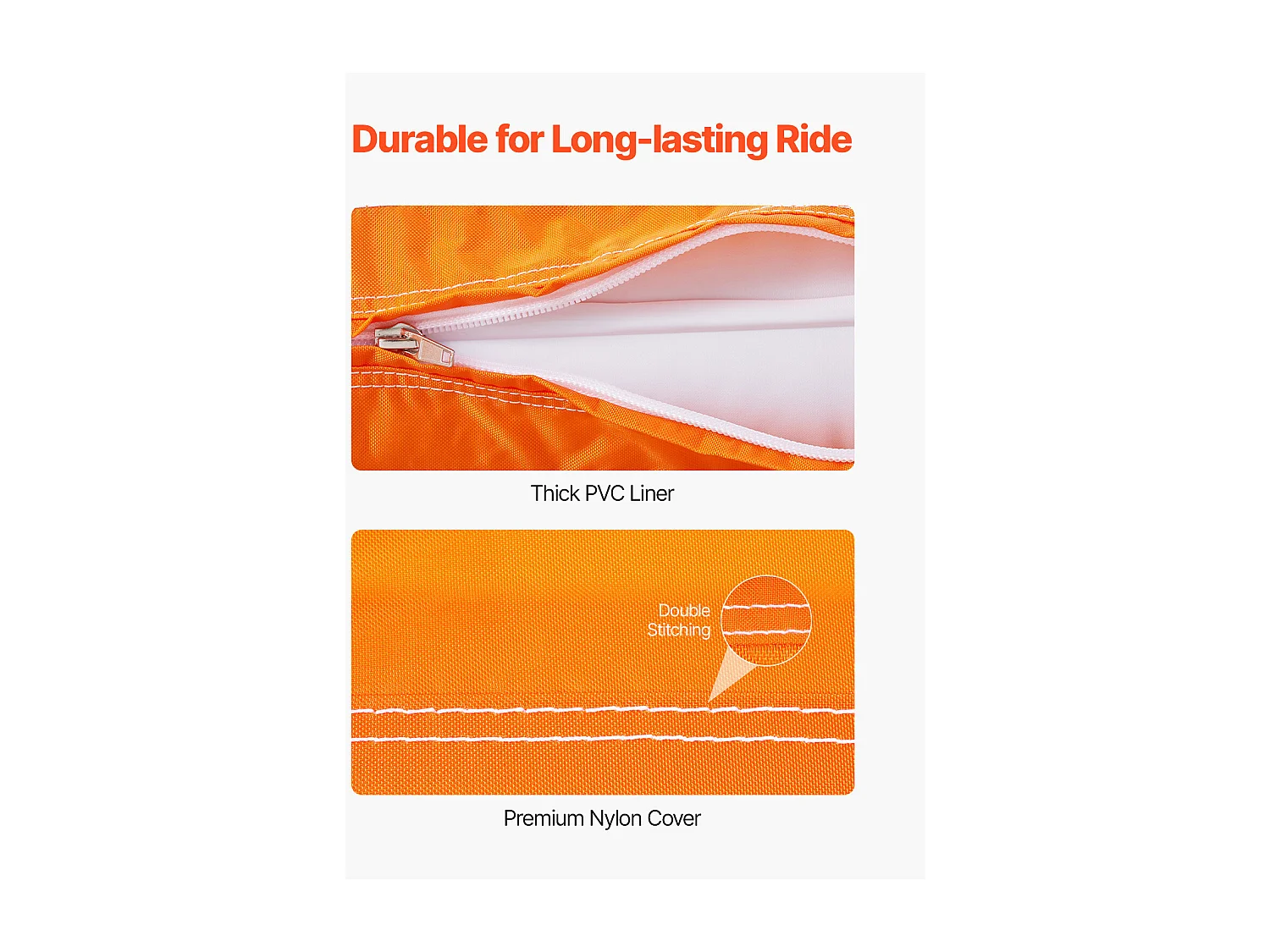 Bouée Tractée Gonflable SucceBuy, Tube de Sport Nautique Gonflable pour 1 à 2 Passagers, pour la Navigation de Plaisance