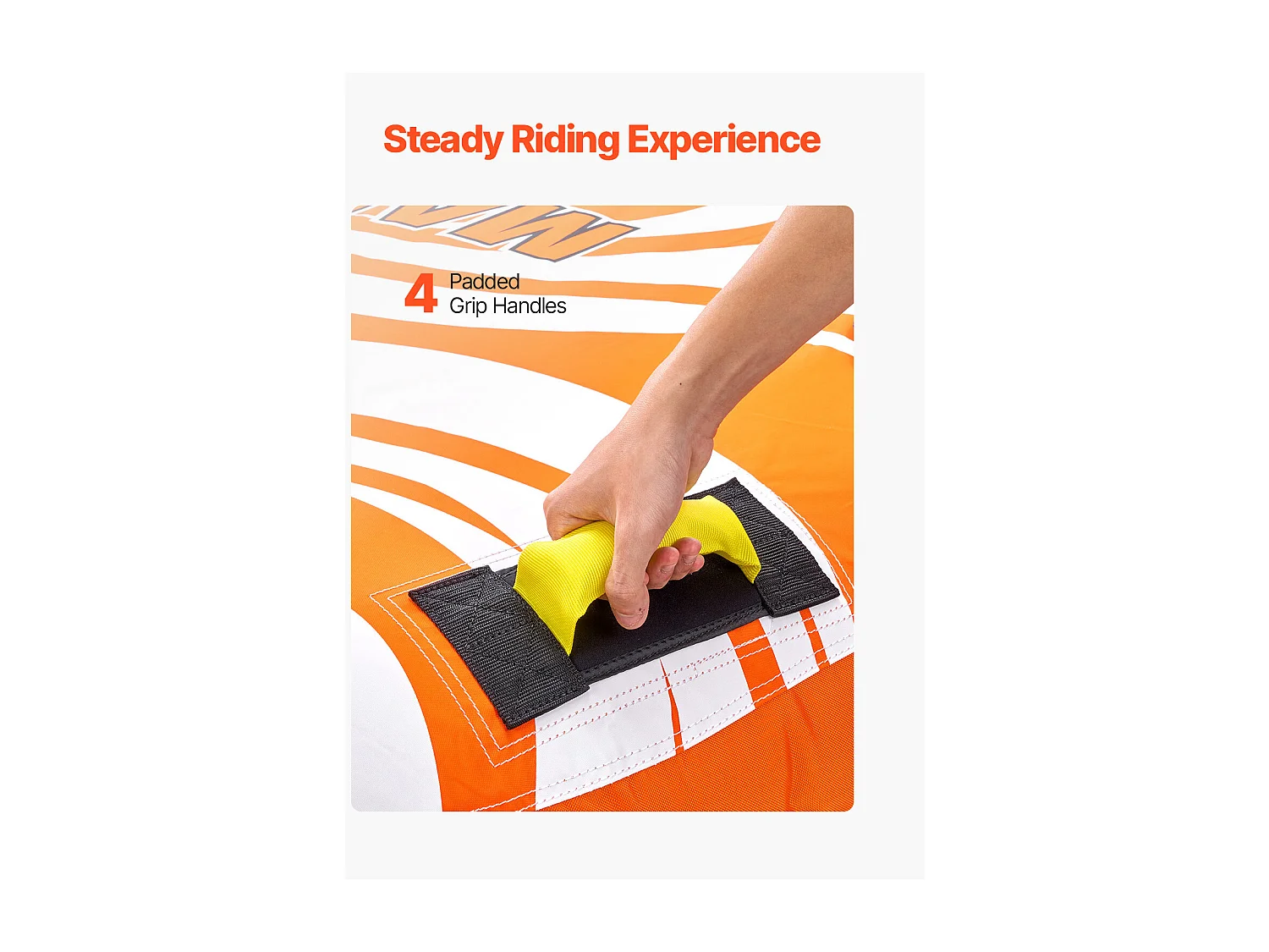 Bouée Tractée Gonflable SucceBuy, Tube de Sport Nautique Gonflable pour 1 à 2 Passagers, pour la Navigation de Plaisance