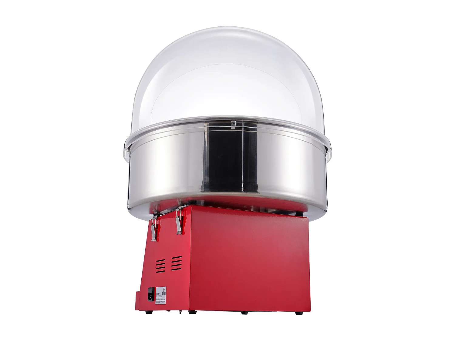 Macchina per Zucchero Filato Commerciale SucceBuy, Macchina per Zucchero Filato 1000 W con Coperchio, Rossa