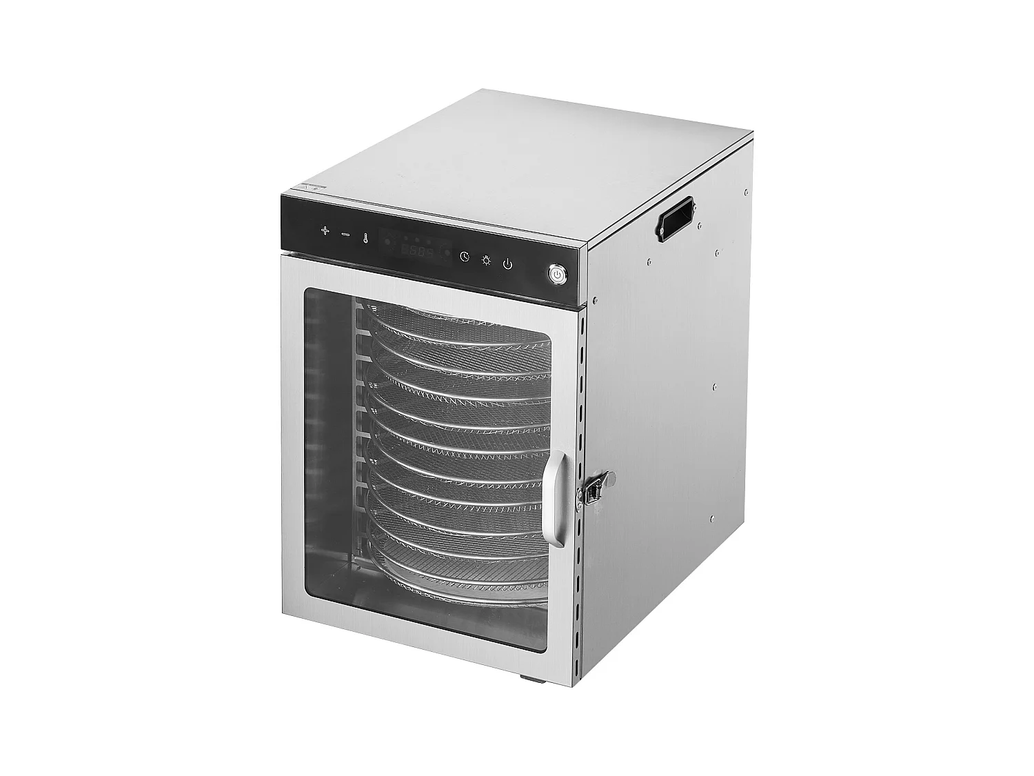 Suszarka do Żywności SucceBuy Obrotowa Suszarka do Żywności, 12 Tac, Stal Nierdzewna, 800 W, do Suszenia Owoców