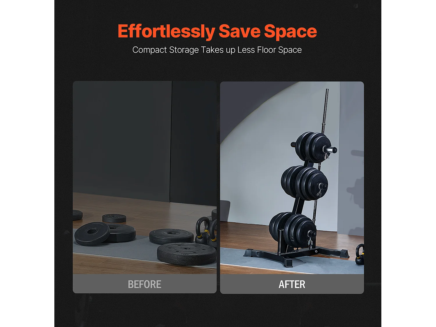 Soutien pour Plaques de Poids SucceBuy, pour Plaques de 50,8 mm, Capacité de 454 kg