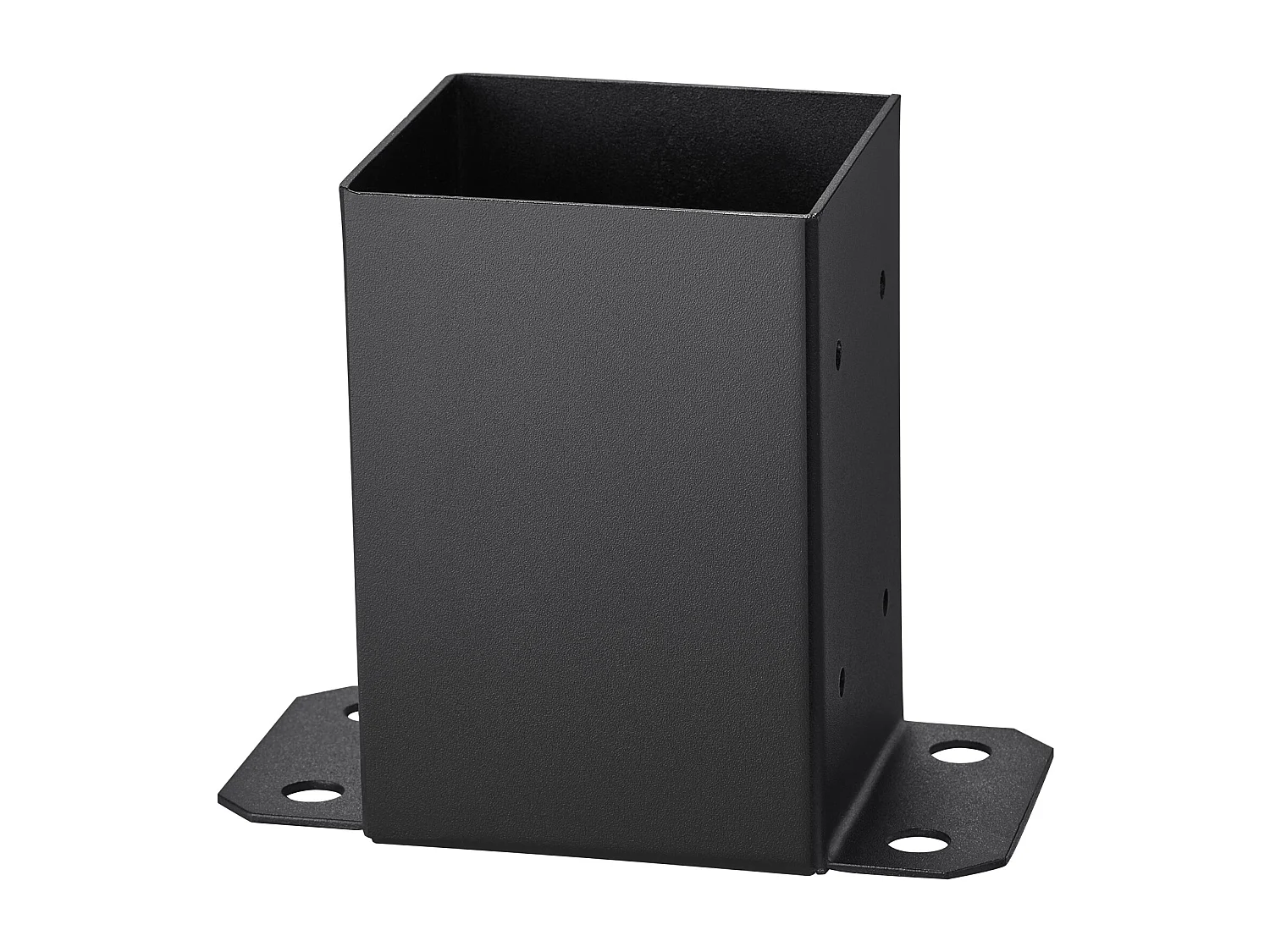 Kit de Suporte SucceBuy - Embalagem de 4 Suportes para Base de Poste de 101,6 x 101,6 mm, Ancoragem Reforçada para Vedação de Madeira