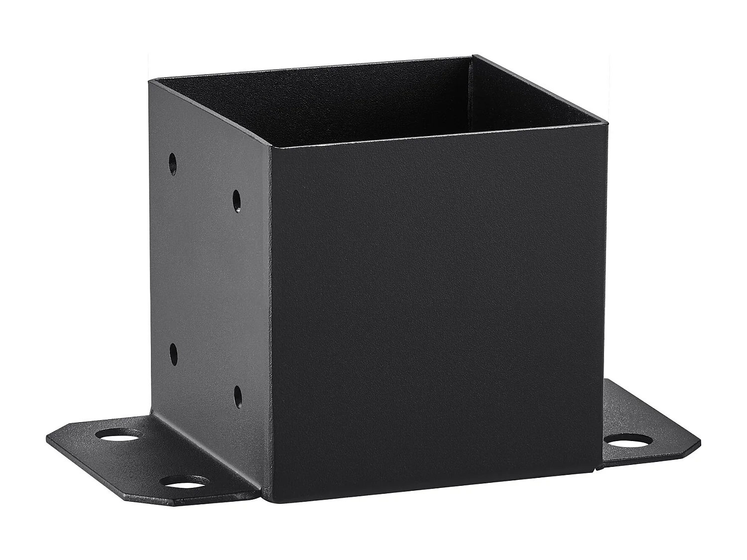 Kit di Supporto SucceBuy, Confezione da 4 Staffe per Base Palo da 152,4 x 152,4 mm, Ancoraggio per Recinzioni in Legno per Impieghi Gravosi