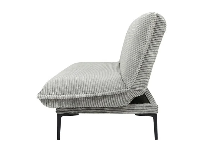 Sofá-cama VELARIS – Tecido de veludo cinza escuro – Estrutura de madeira – Colchão integrado – Elegante e compacto