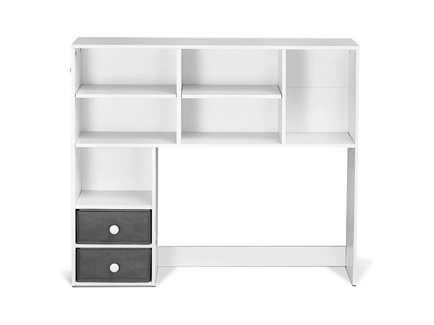Bureau Plank SucceBuy Opslagorganizer Wit met 3 Niveaus voor het Kantoor en het Huis