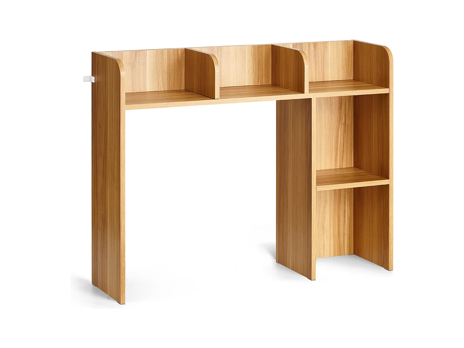 Étagère de Bureau SucceBuy en Bois à 2 Niveaux Organisateur de Rangement pour le Bureau et la Maison