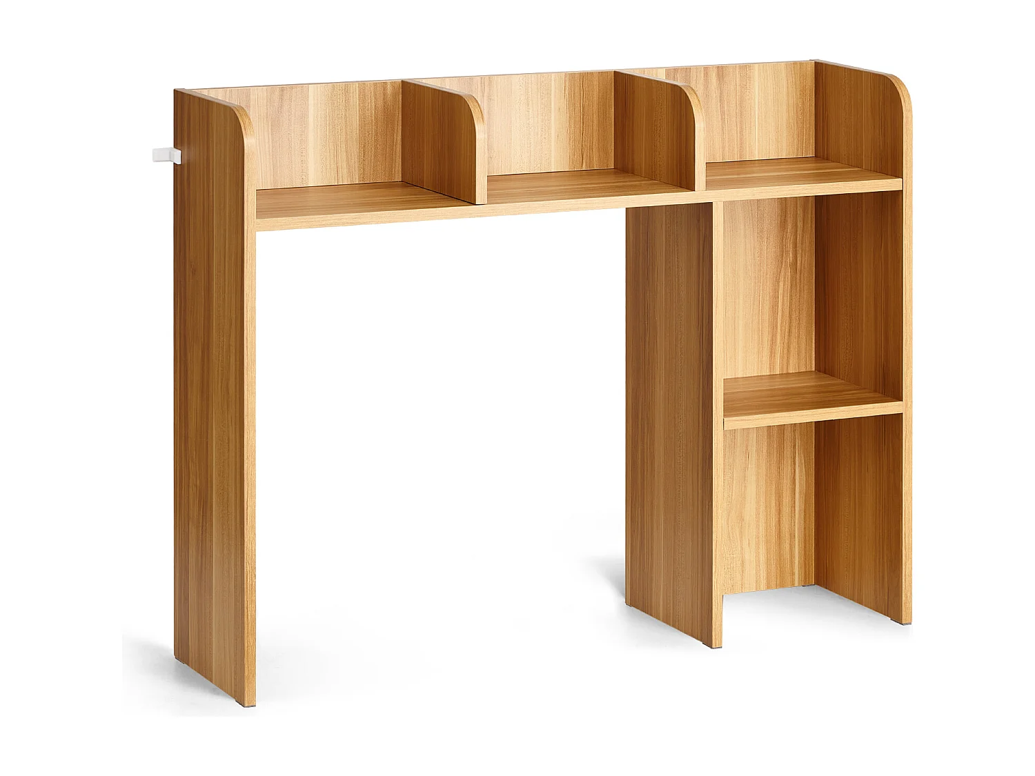 Étagère de Bureau SucceBuy en Bois à 2 Niveaux Organisateur de Rangement pour le Bureau et la Maison