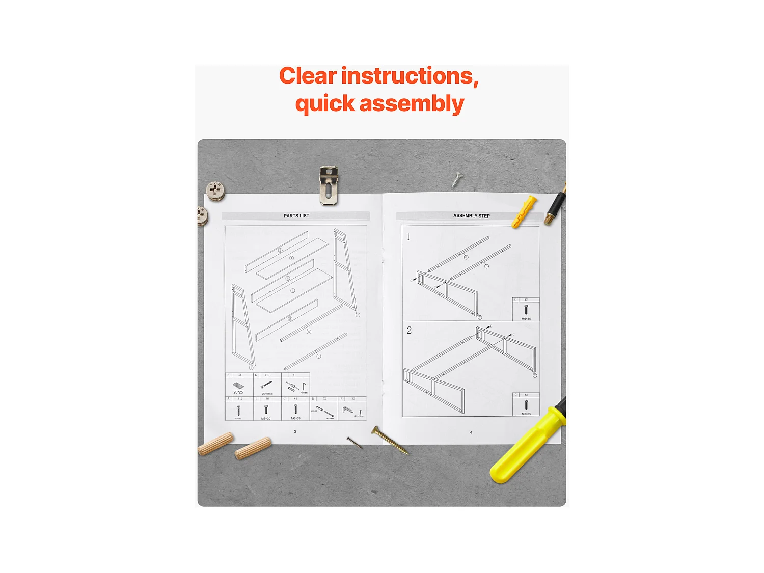Étagère de Bureau SucceBuy Organiseur à 2 Niveaux pour le Bureau et la Maison Blanc