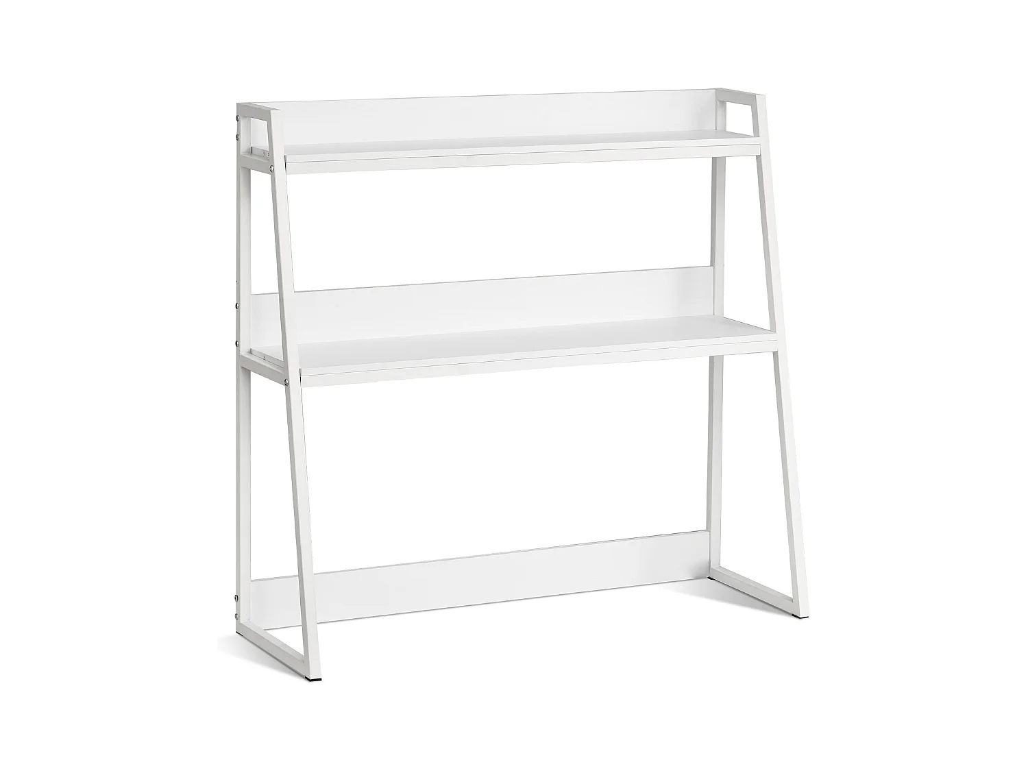 Étagère de Bureau SucceBuy Organiseur à 2 Niveaux pour le Bureau et la Maison Blanc