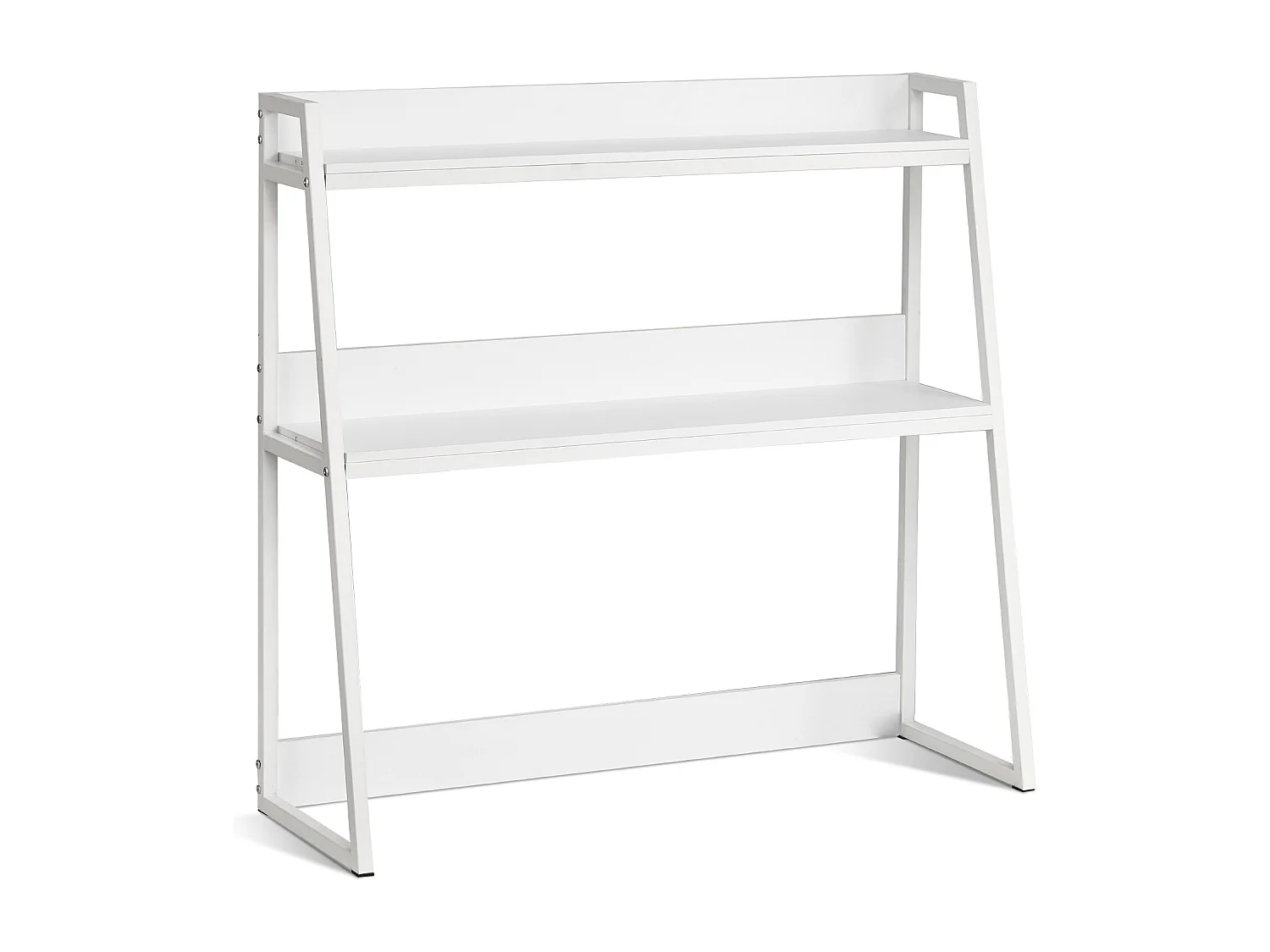 Étagère de Bureau SucceBuy Organiseur à 2 Niveaux pour le Bureau et la Maison Blanc