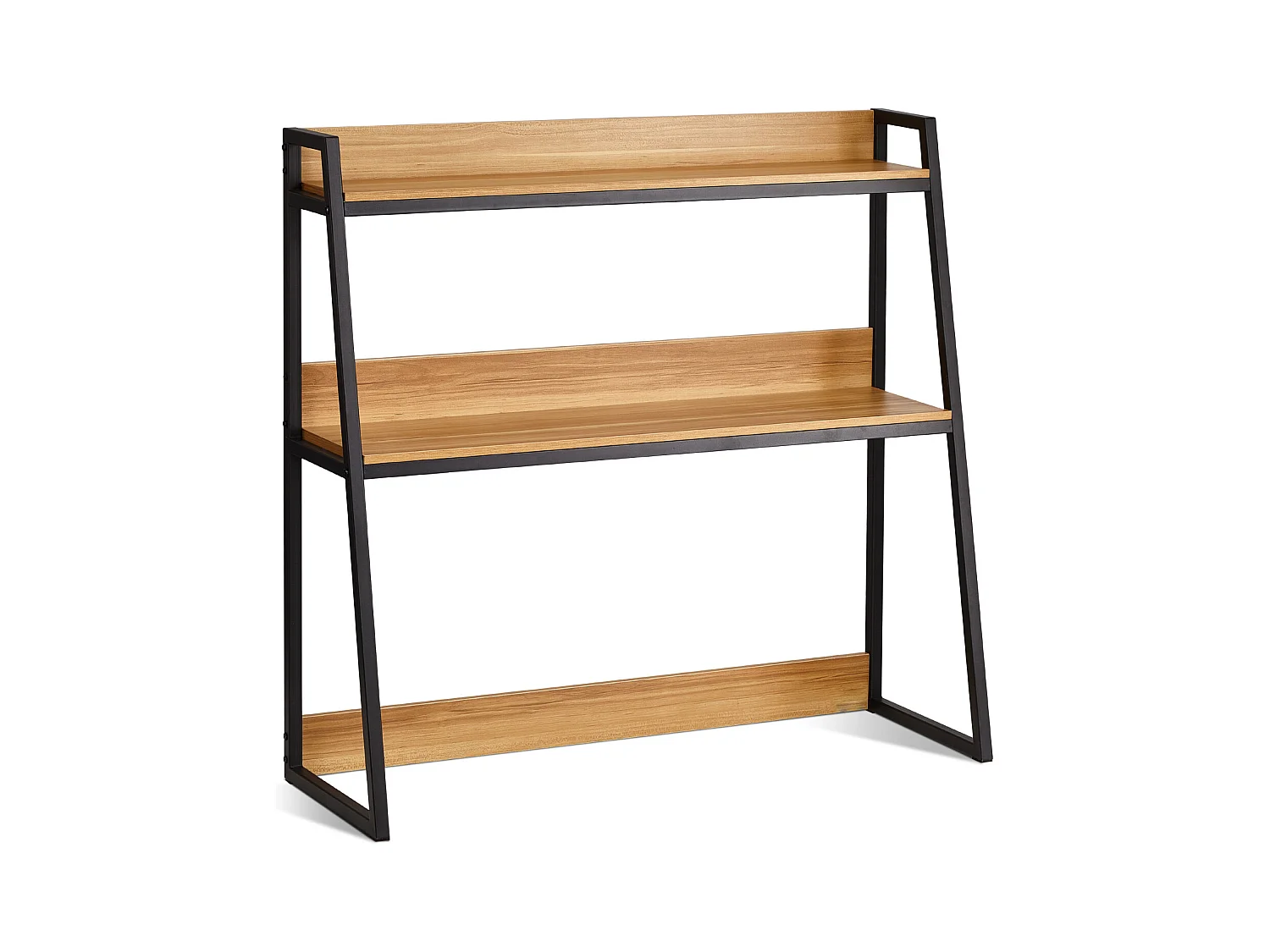 Étagère de Bureau SucceBuy 2 Niveaux Convient au Bureau et à la Maison avec des Patins Antidérapants, Mesurant 95 x 32 x 89 cm