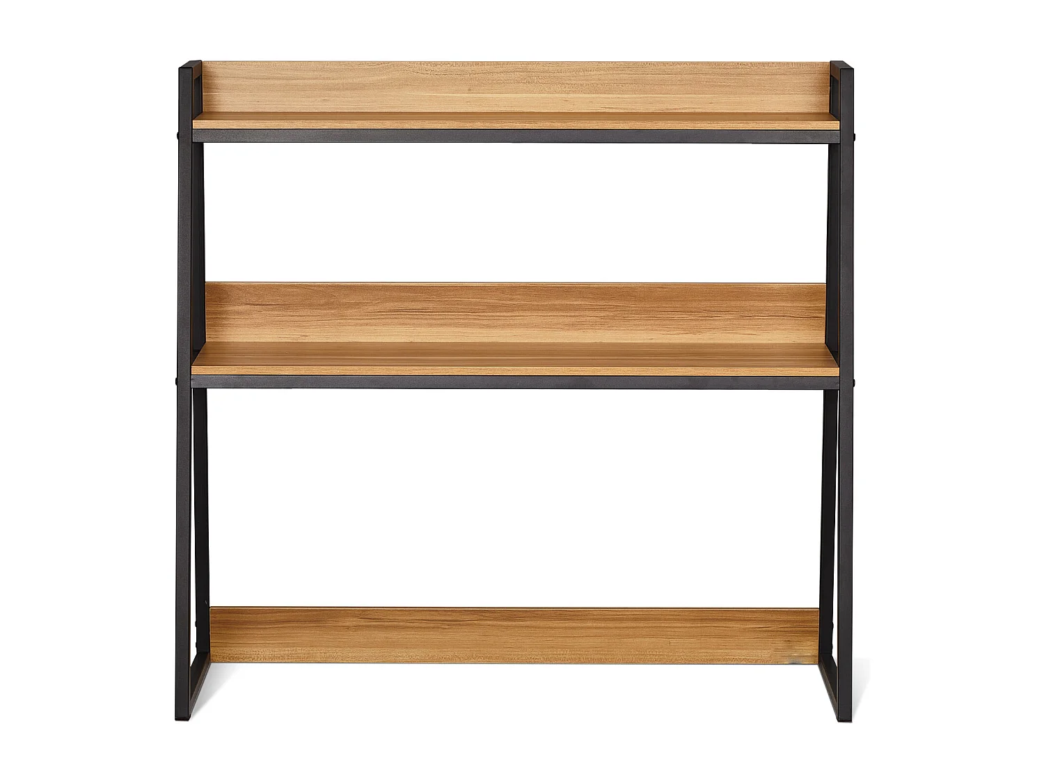 Étagère de Bureau SucceBuy 2 Niveaux Convient au Bureau et à la Maison avec des Patins Antidérapants, Mesurant 95 x 32 x 89 cm