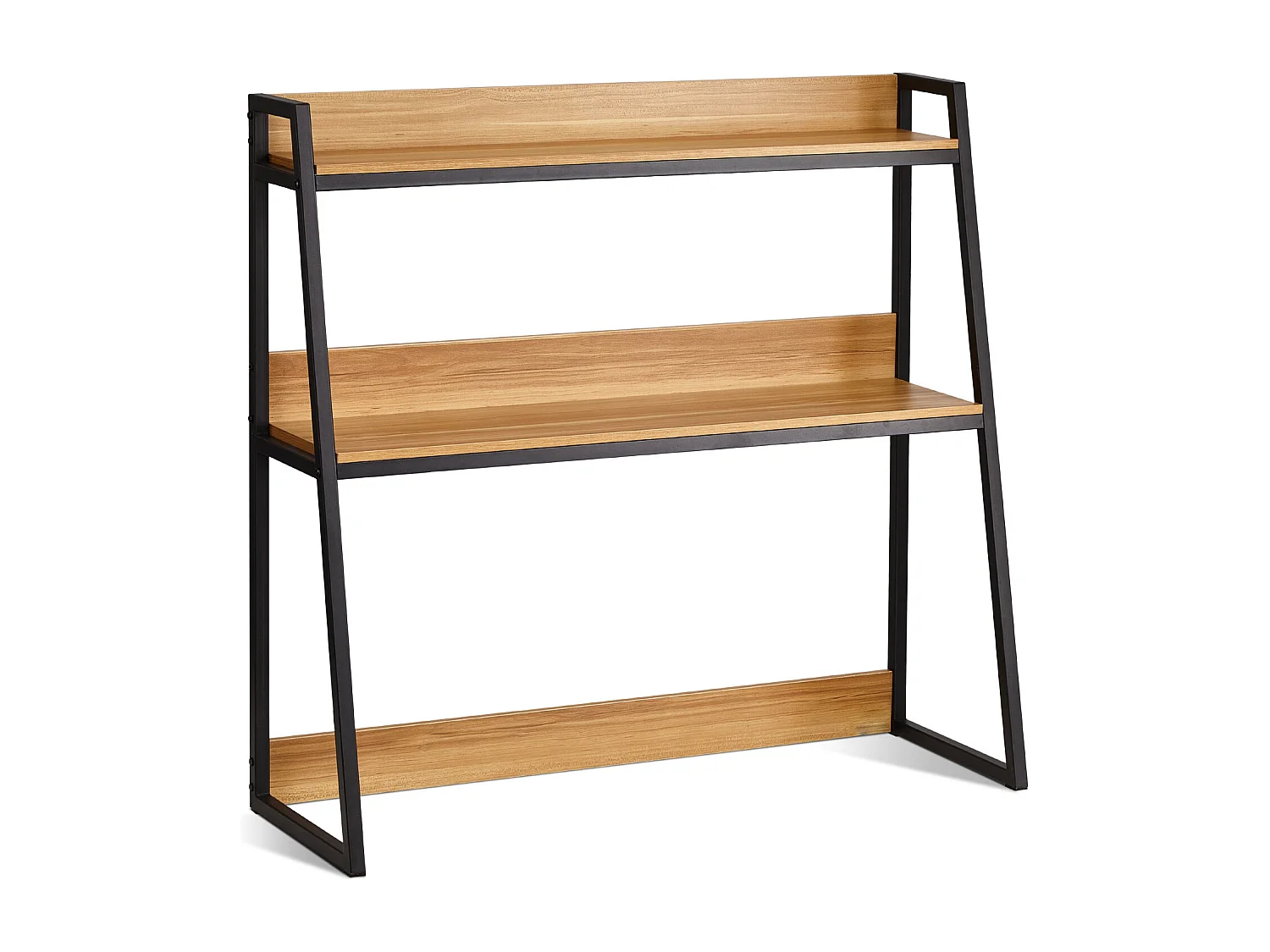 Étagère de Bureau SucceBuy 2 Niveaux Convient au Bureau et à la Maison avec des Patins Antidérapants, Mesurant 95 x 32 x 89 cm