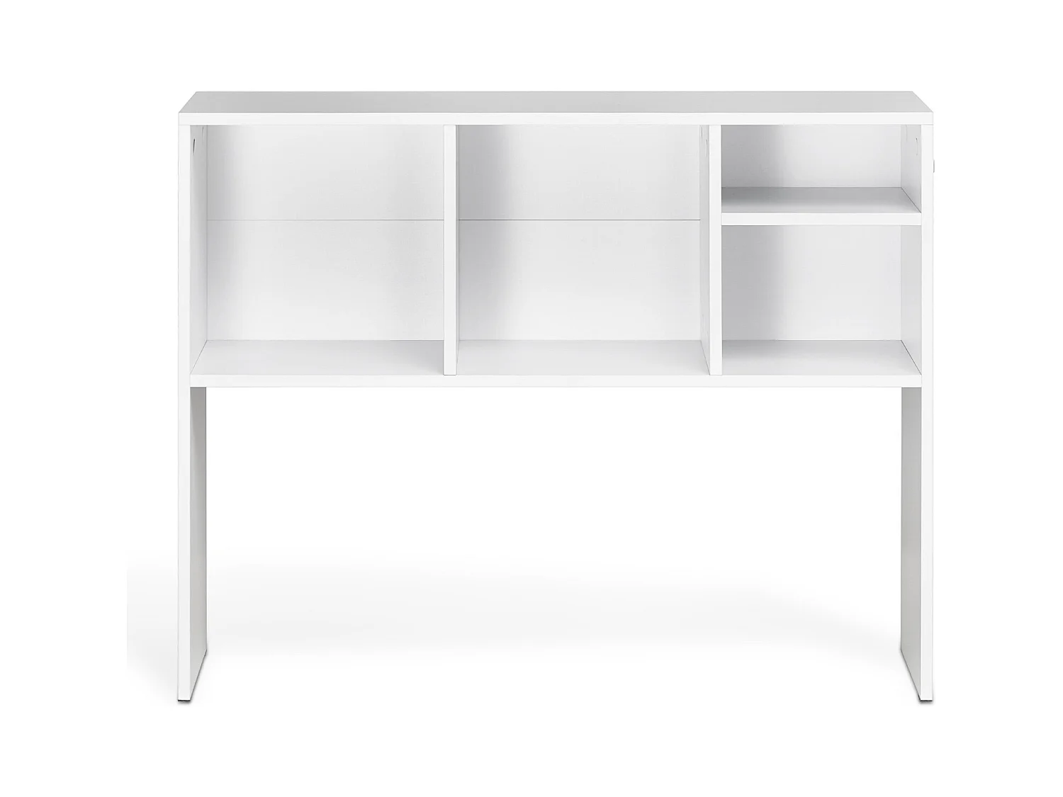 Étagère de Bureau SucceBuy Blanche à 1 Niveau Organisateur de Rangement pour le Bureau et la Maison