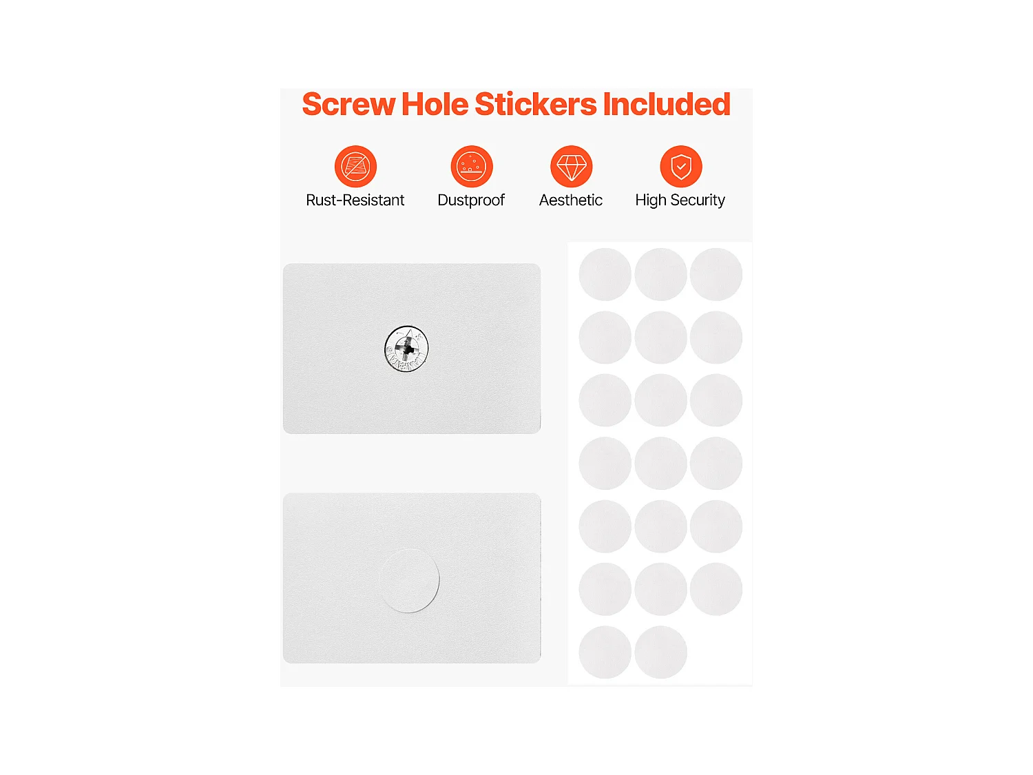 Étagère de Bureau SucceBuy Blanche à 1 Niveau Organisateur de Rangement pour le Bureau et la Maison