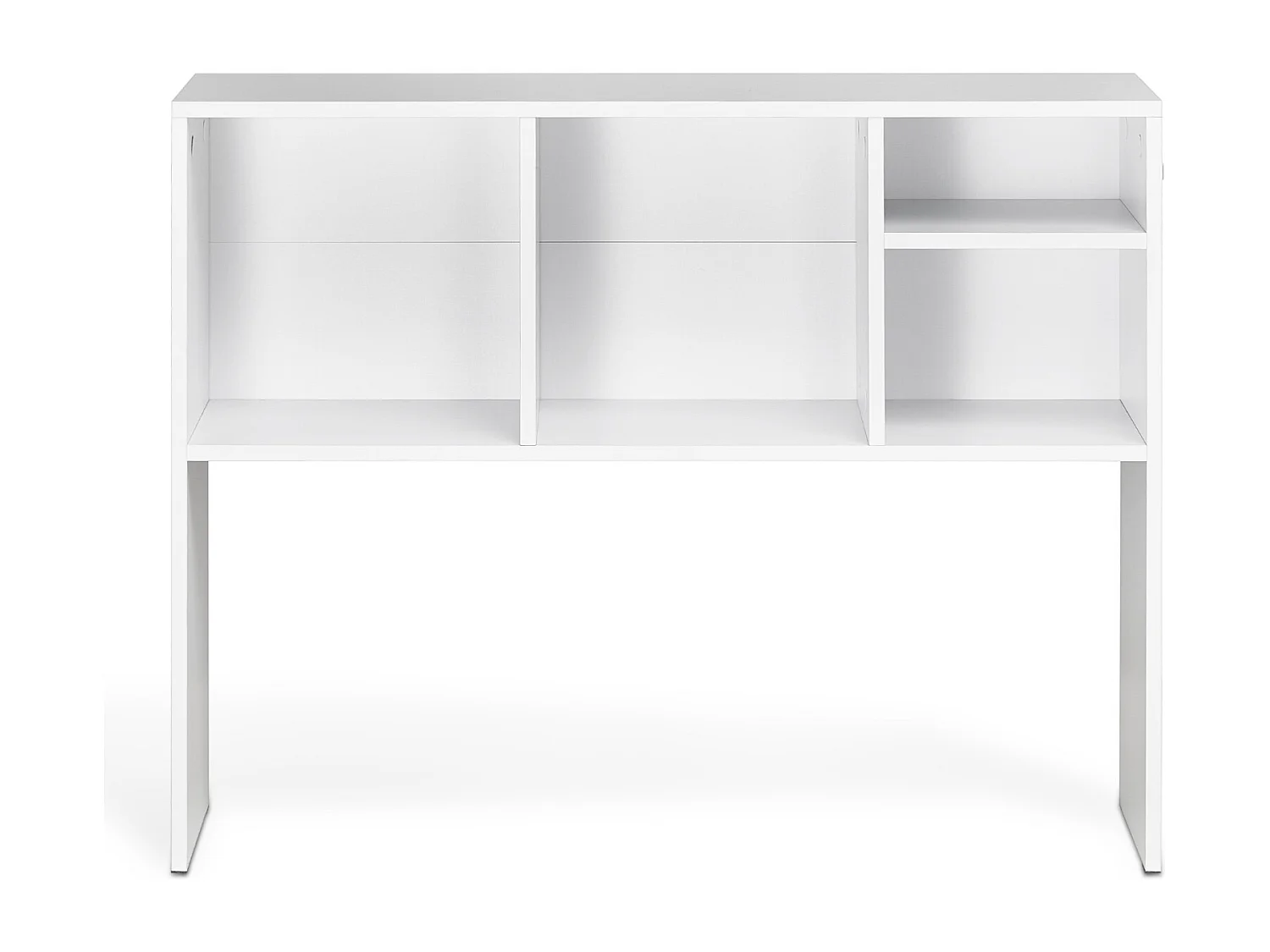 Étagère de Bureau SucceBuy Blanche à 1 Niveau Organisateur de Rangement pour le Bureau et la Maison