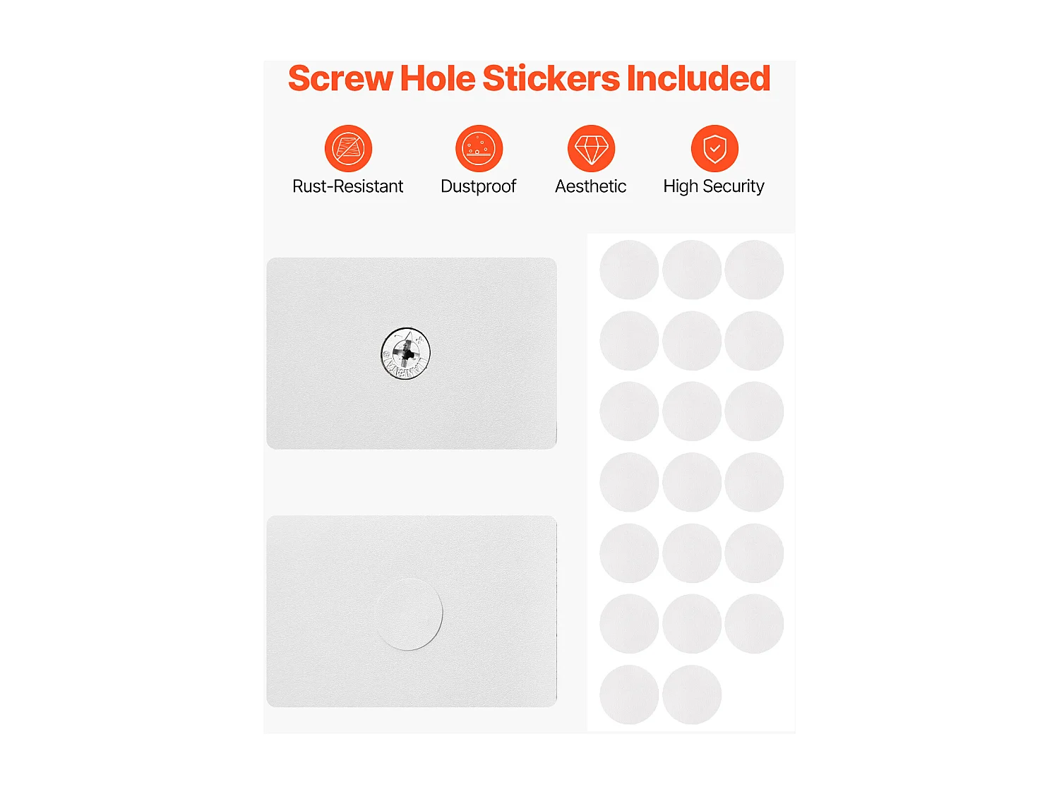 Étagère de Bureau SucceBuy Blanche à 1 Niveau Organisateur de Rangement pour le Bureau et la Maison