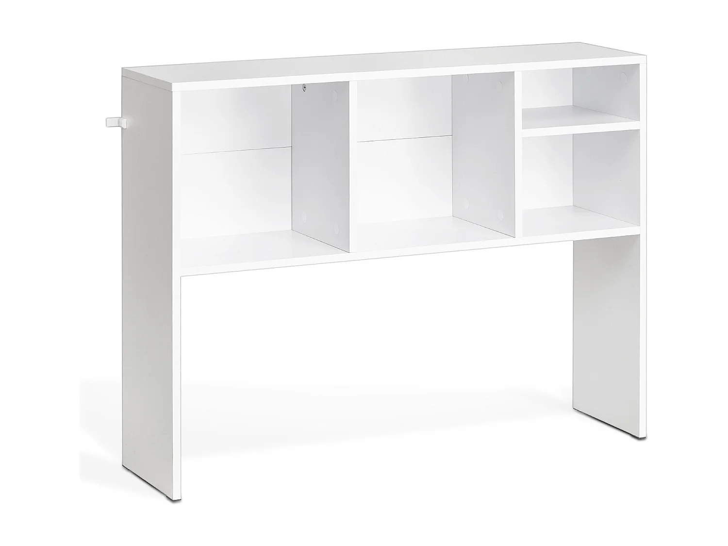 Étagère de Bureau SucceBuy Blanche à 1 Niveau Organisateur de Rangement pour le Bureau et la Maison