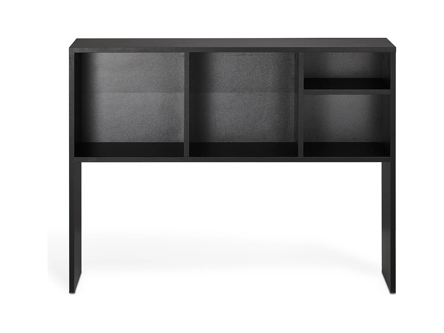 Étagère de Bureau SucceBuy Noire à 1 Niveau Organisateur de Rangement pour le Bureau et la Maison