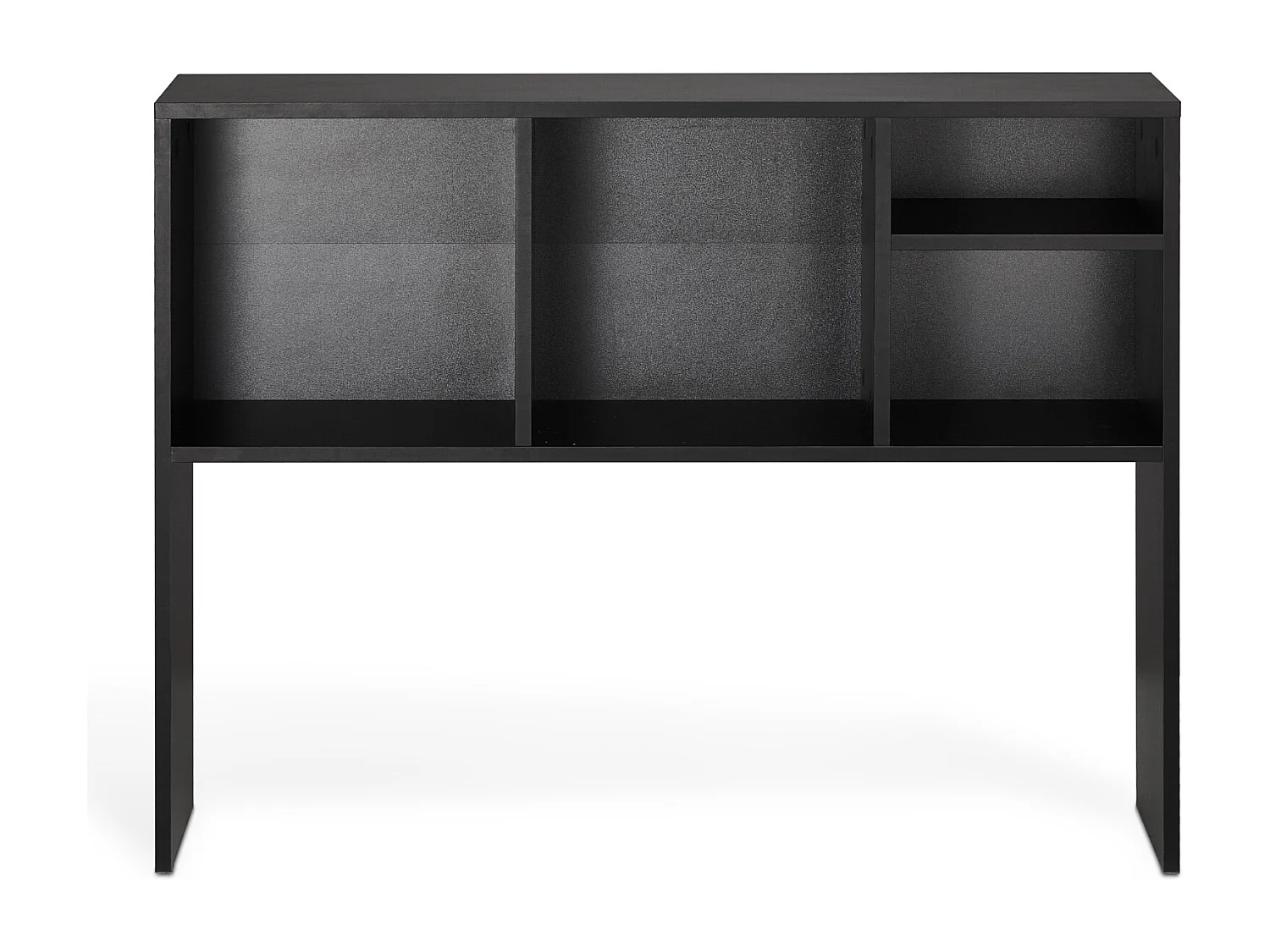 Étagère de Bureau SucceBuy Noire à 1 Niveau Organisateur de Rangement pour le Bureau et la Maison