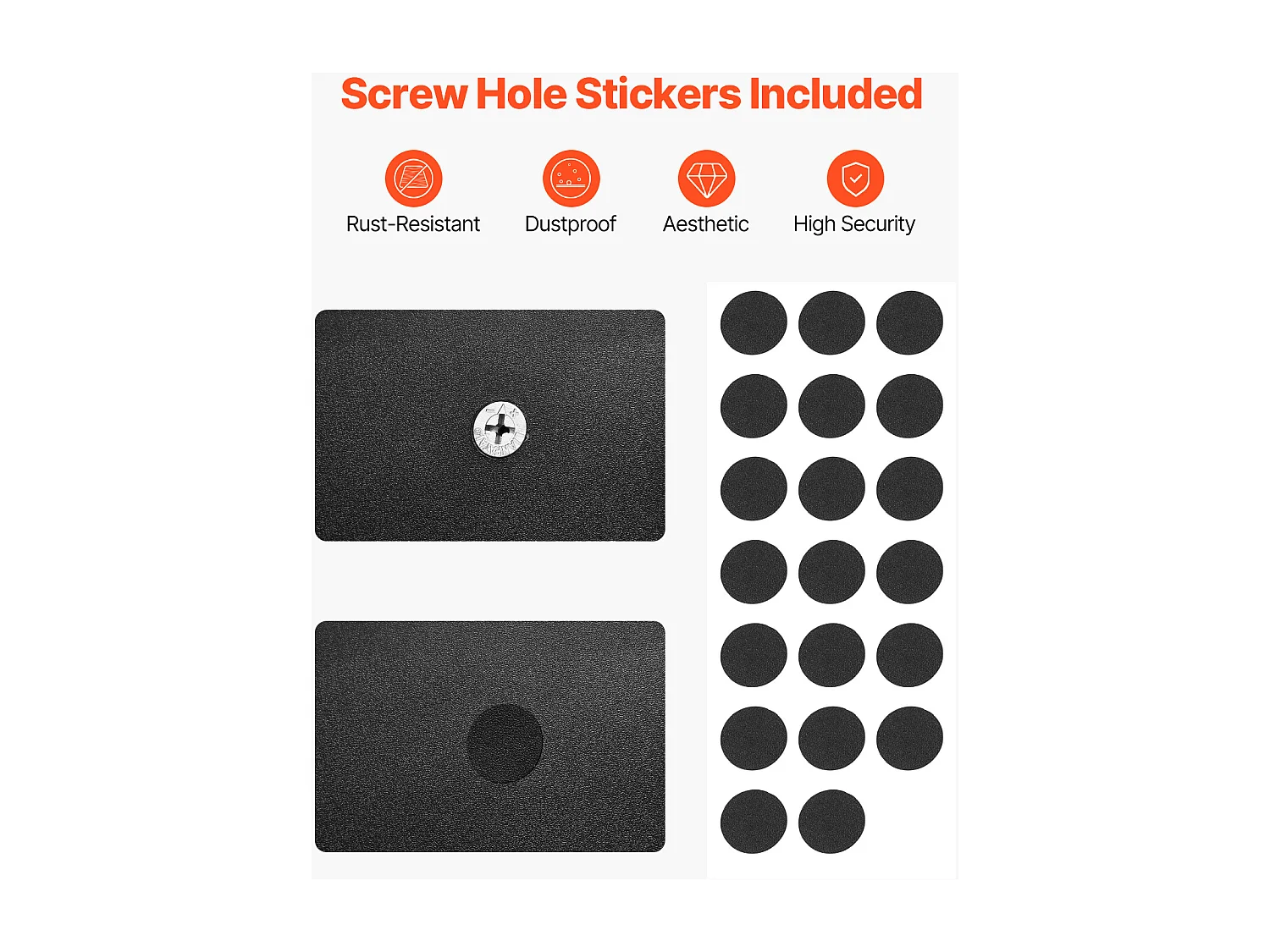 Étagère de Bureau SucceBuy Noire à 1 Niveau Organisateur de Rangement pour le Bureau et la Maison