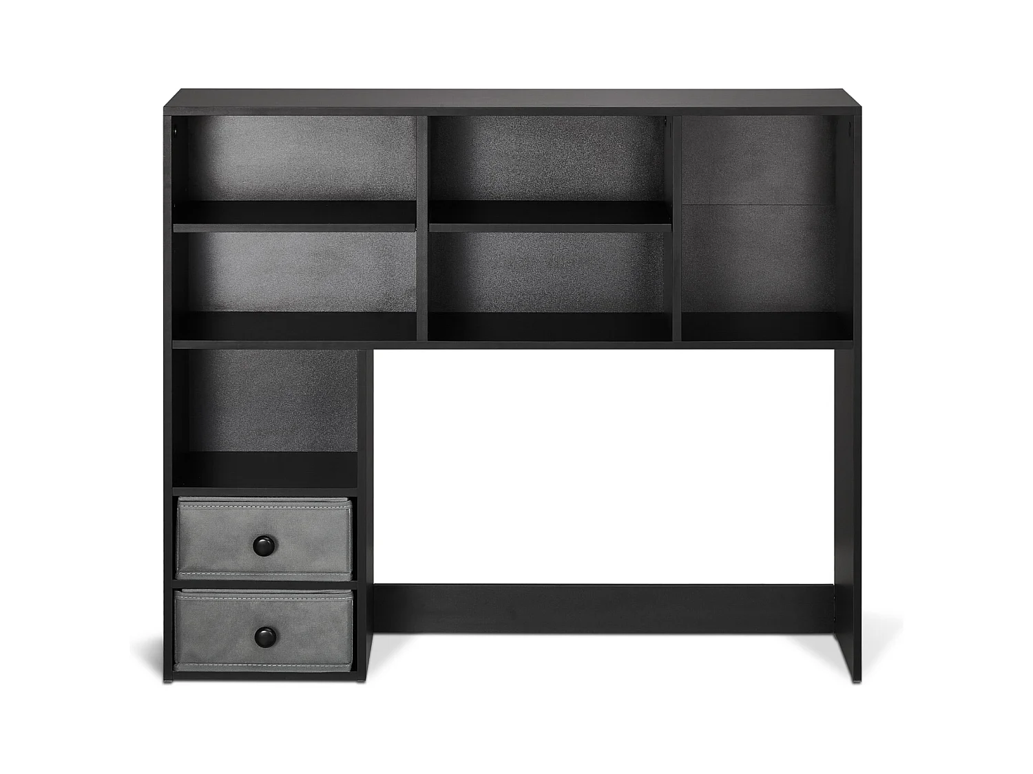Étagère de Bureau SucceBuy Organiseur Noir à 3 Niveaux pour le Bureau et la Maison