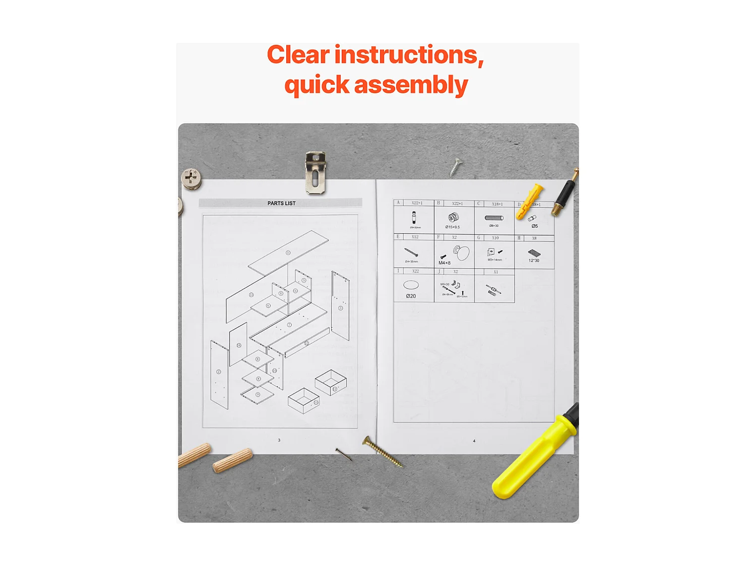 Étagère de Bureau SucceBuy Organiseur Noir à 3 Niveaux pour le Bureau et la Maison