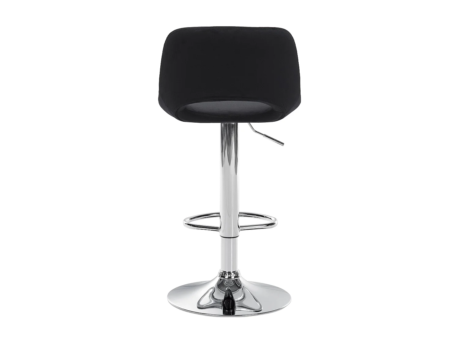 Barhocker Camden Samt chrom