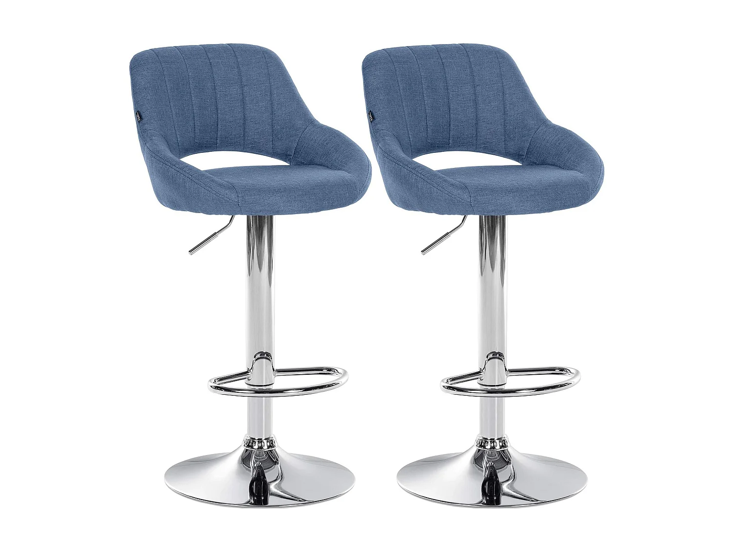 "2er Set Barhocker Milet Stoff C"