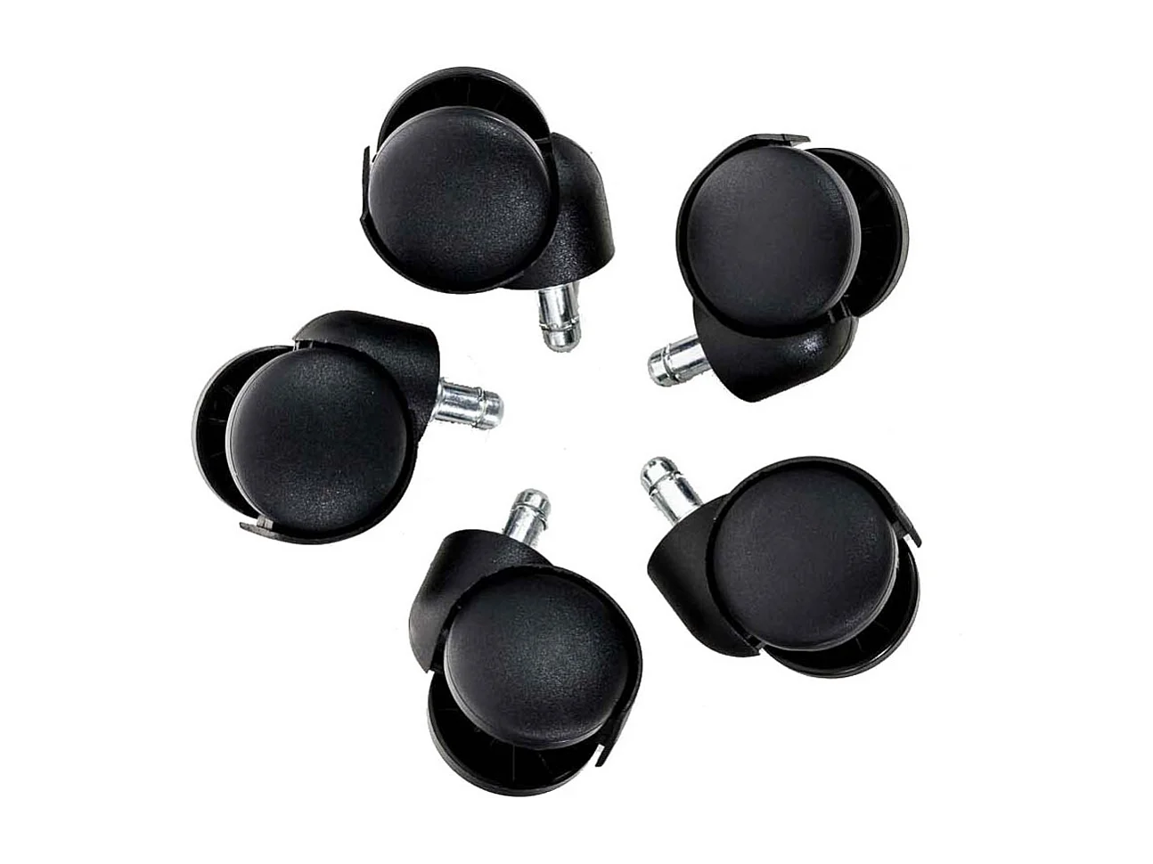 5er Pack Bodenrollen Kunststoff