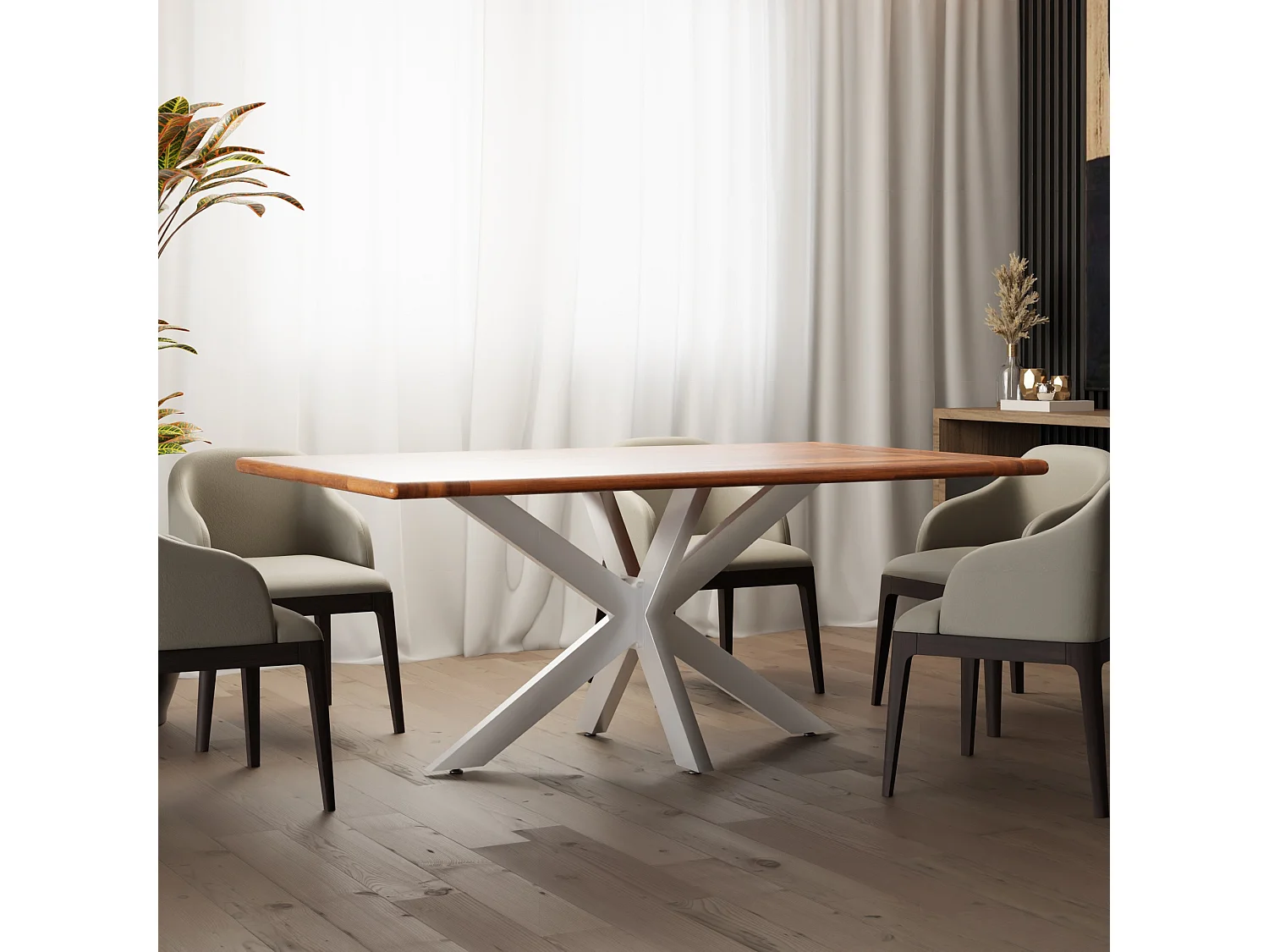 "Tischbeine Hardwick 120x68x71 cm"