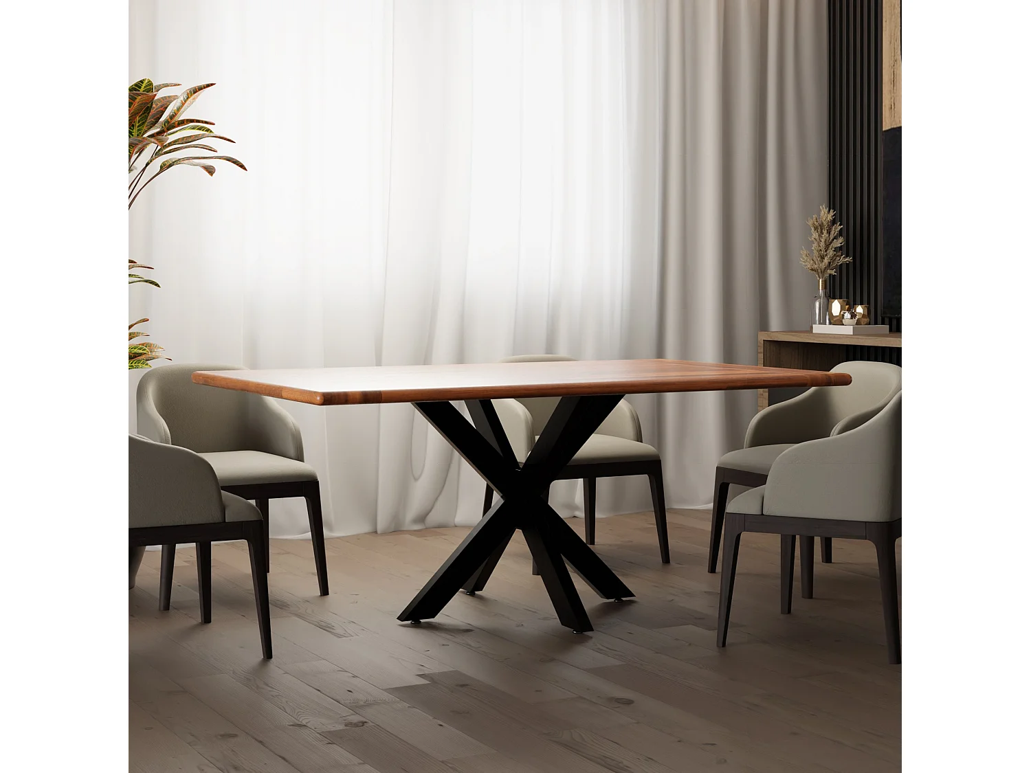 "Tischbeine Hardwick 85x85x71 cm"