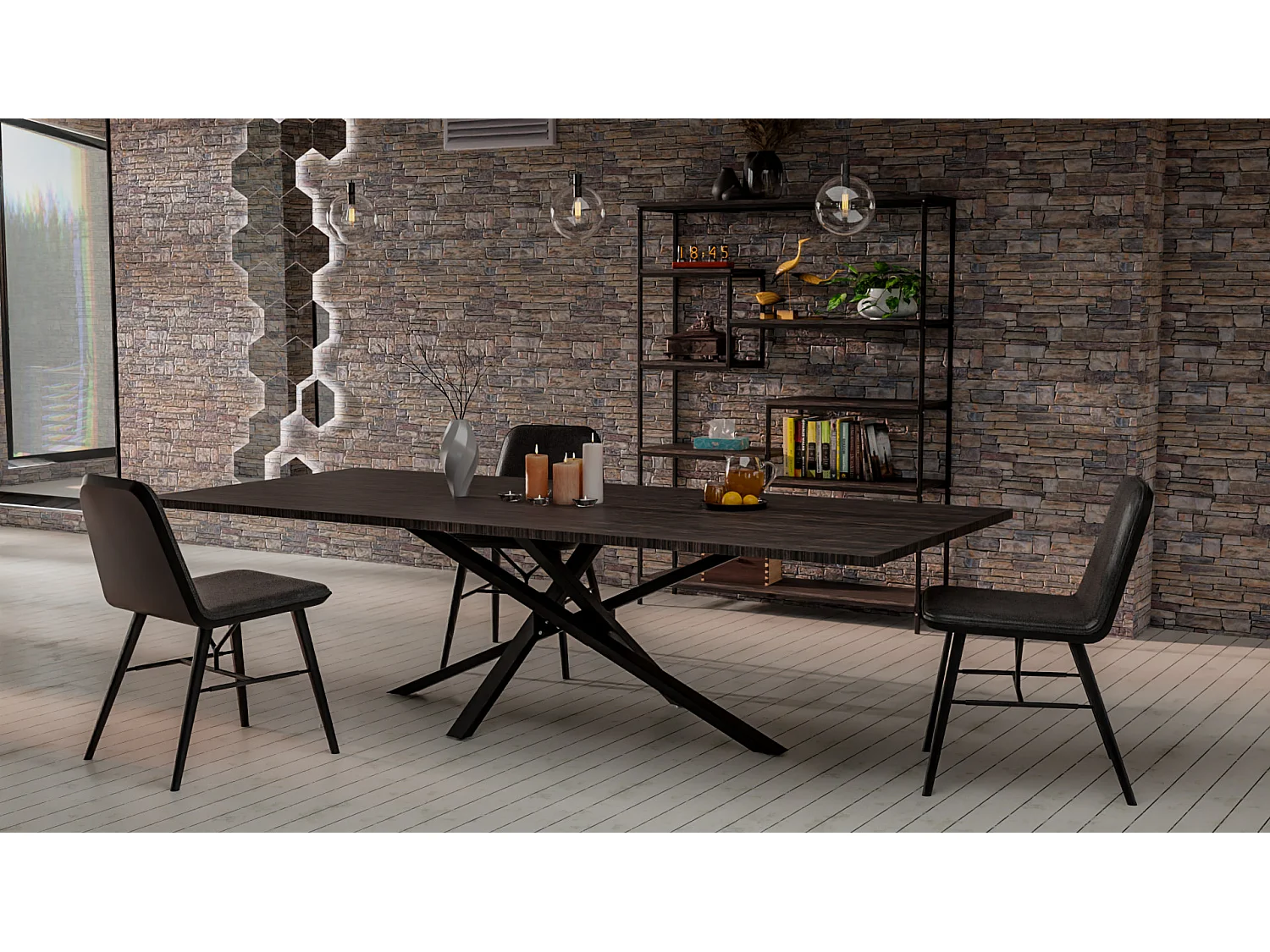 Tischbeine Jimmy 140x70x72