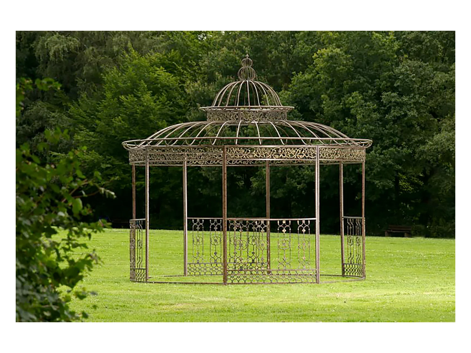 Luxus Pavillon Romantik rund 350 cm