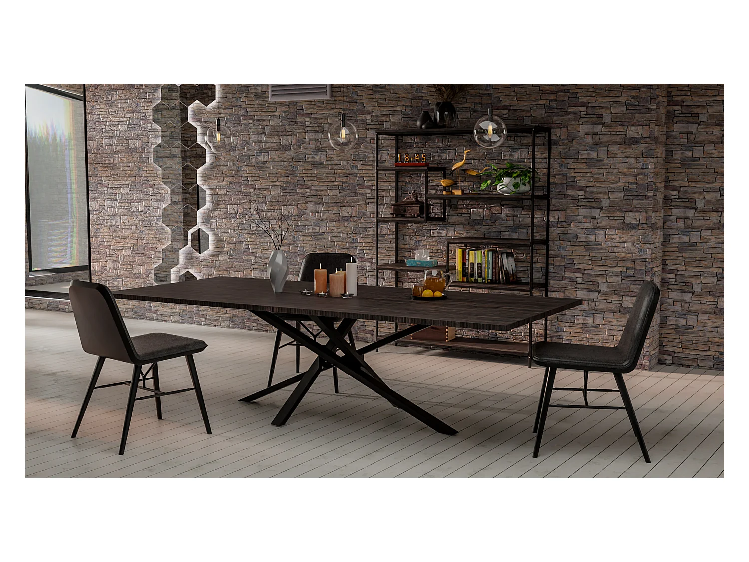 Tischbeine Jimmy 120x60x72