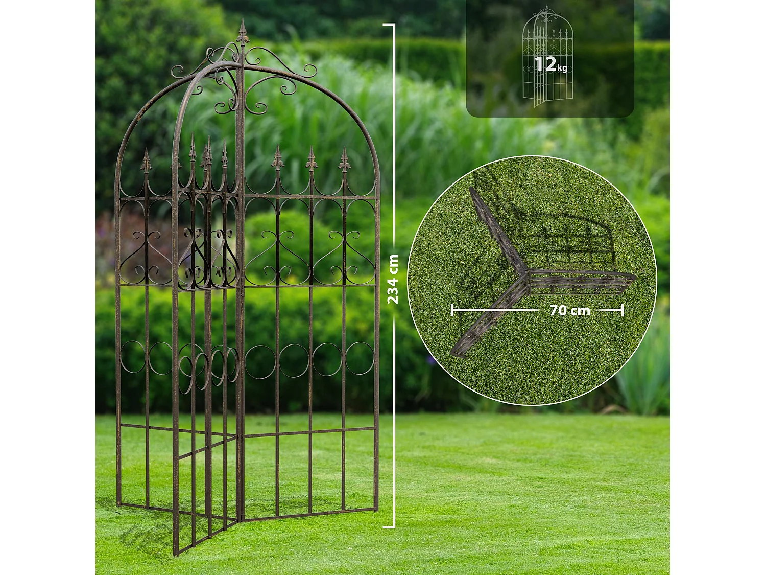 Rankgitter Flowton: Estaca Decorativa para Jardins Elegantes