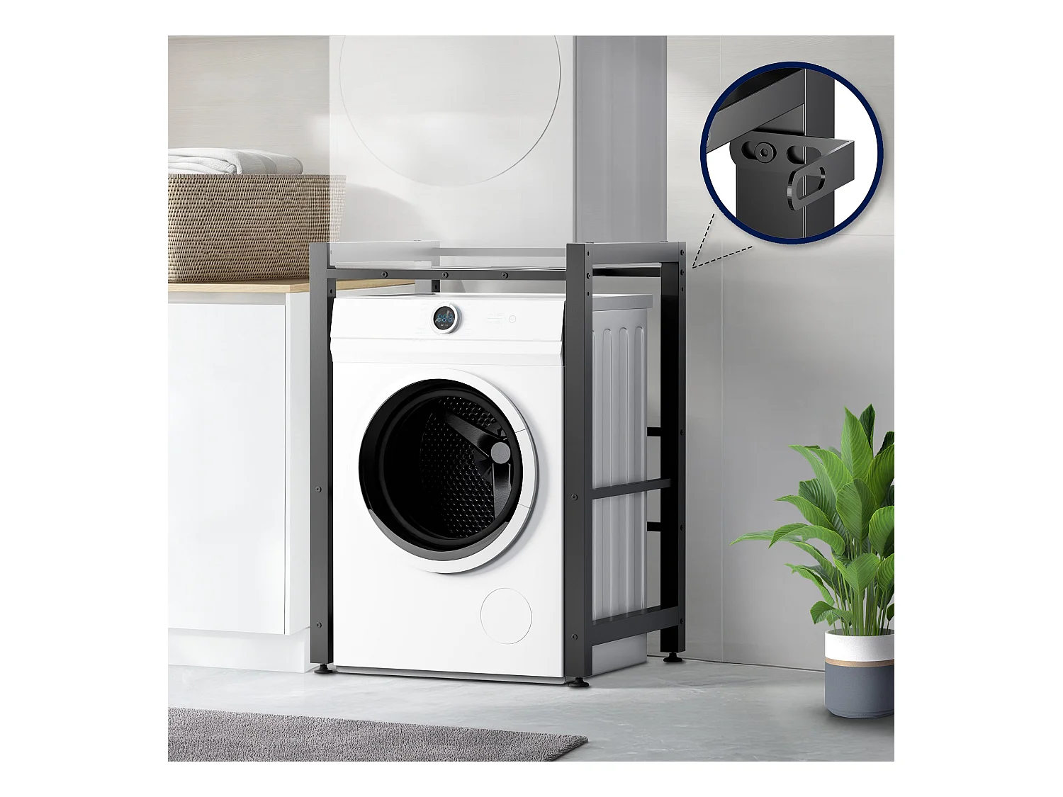 Waschmaschinenregal Medina