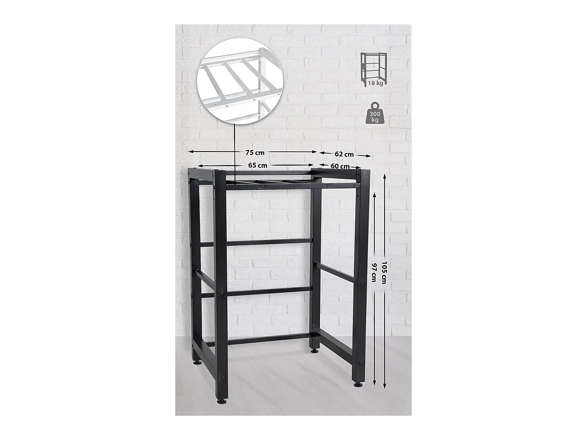 Waschmaschinenregal Medina