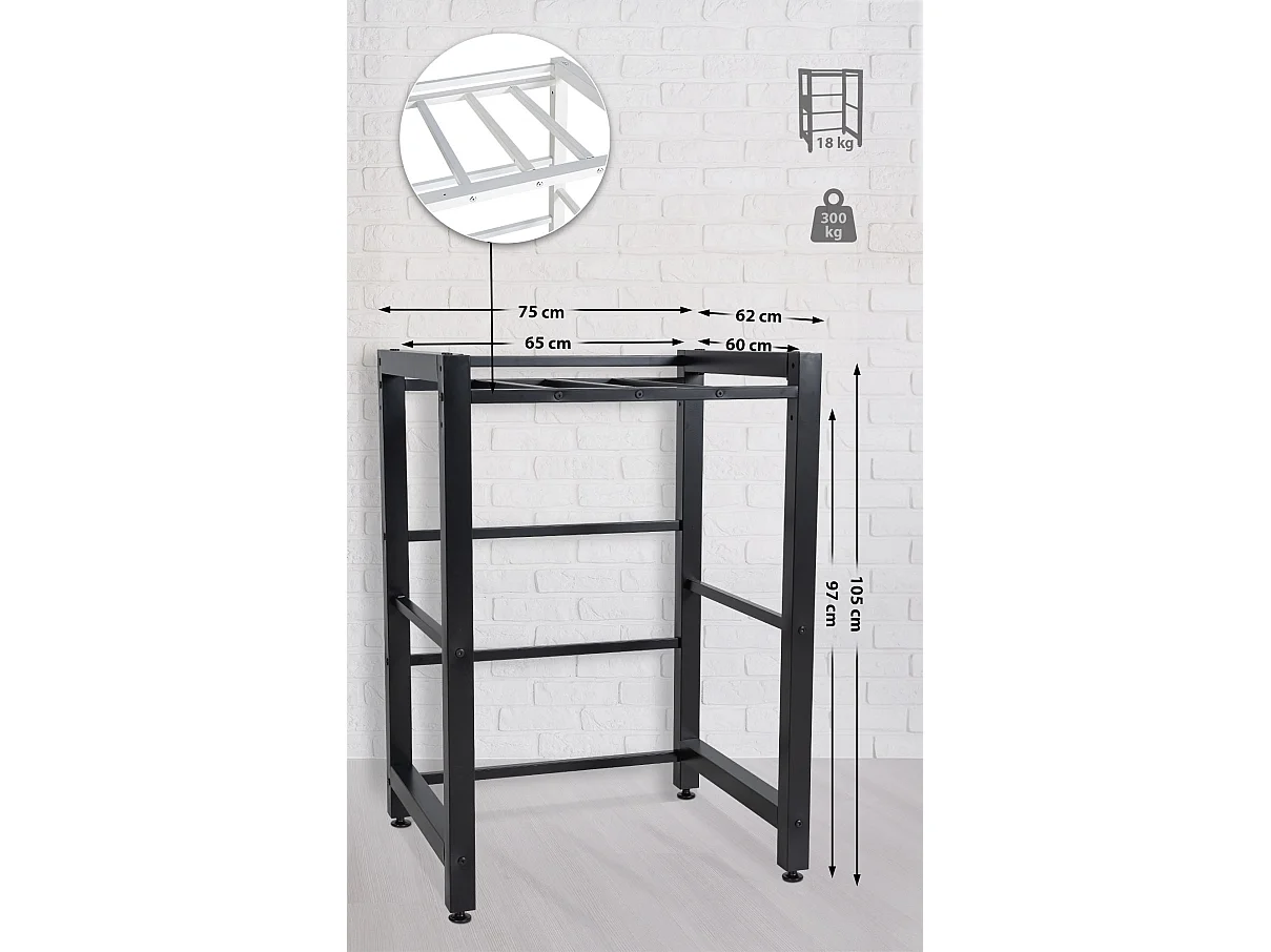 Waschmaschinenregal Medina