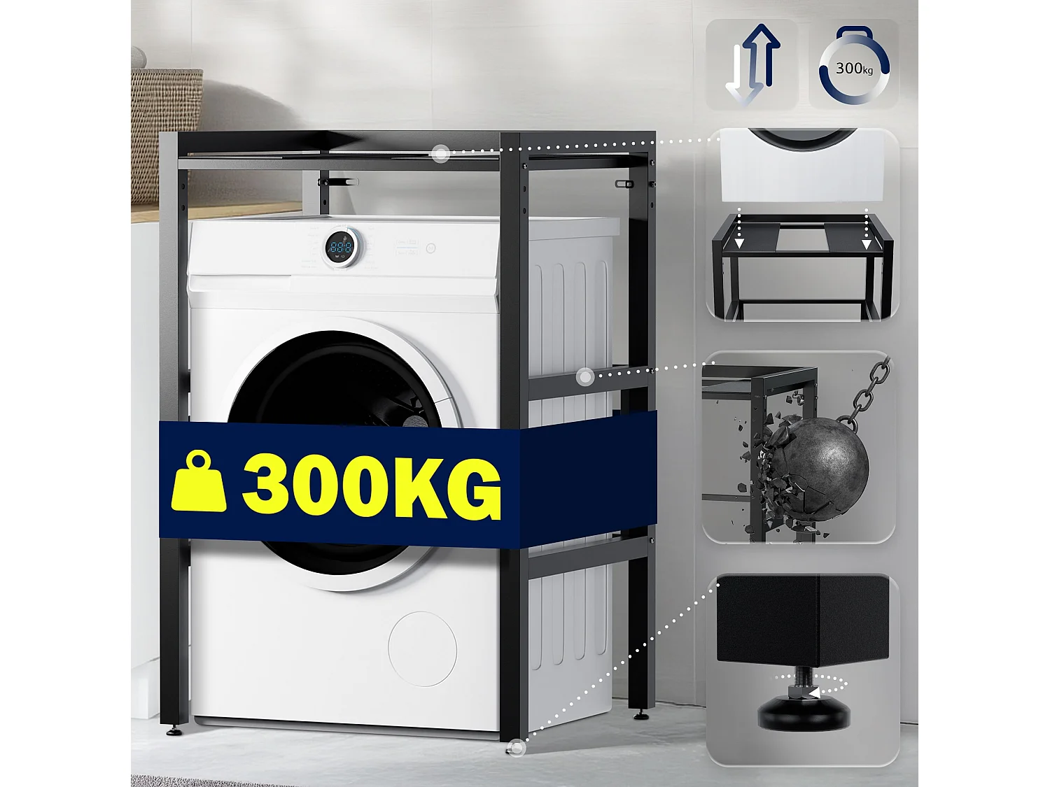 Waschmaschinenregal Gannet