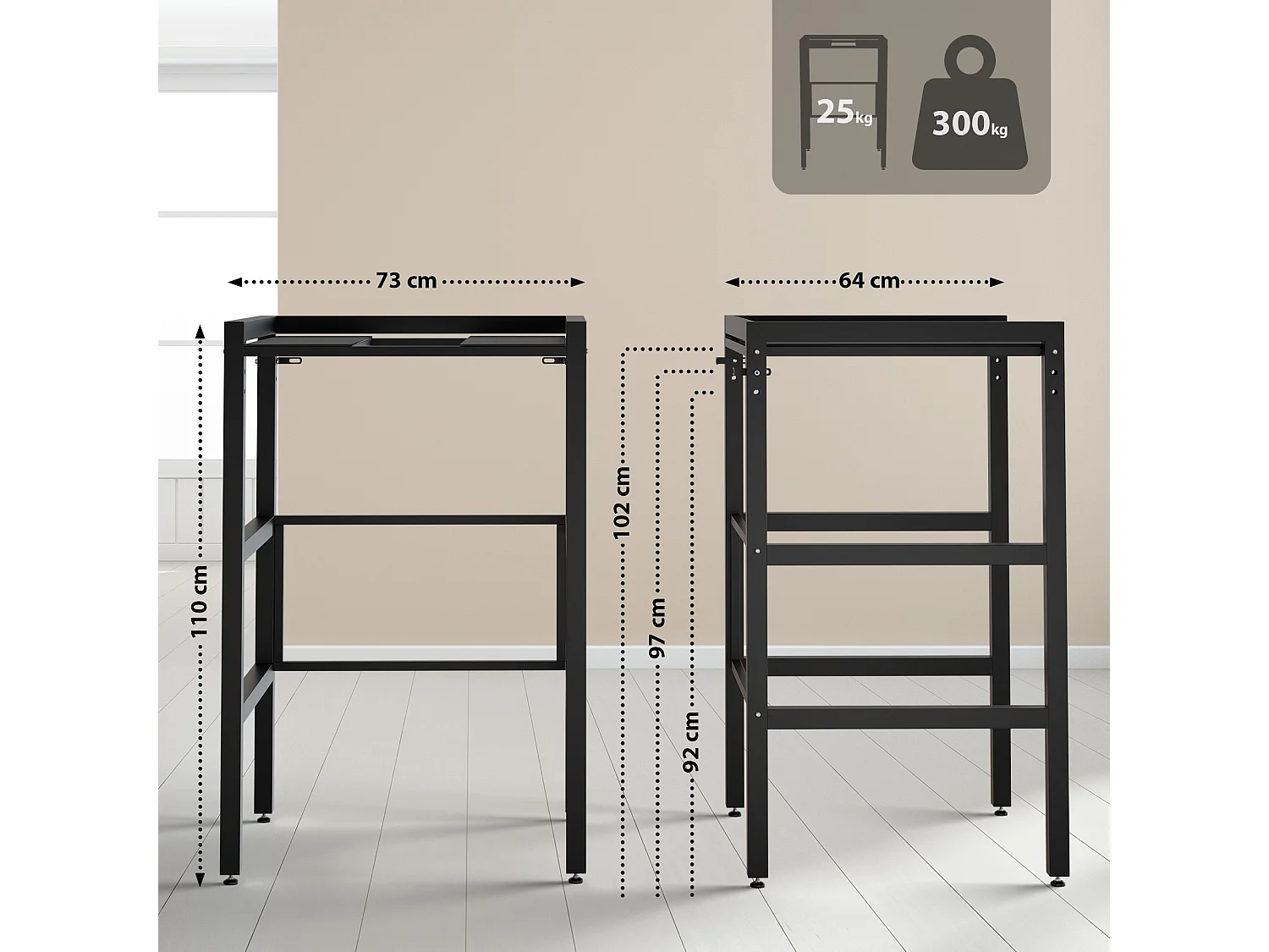 Waschmaschinenregal Gannet