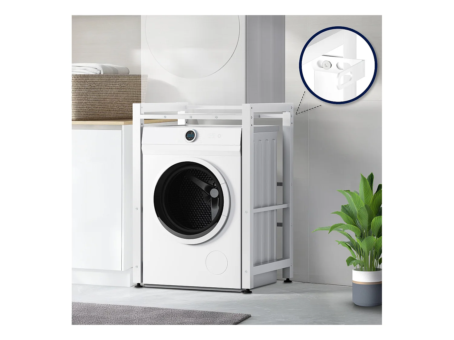 Waschmaschinenregal Medina