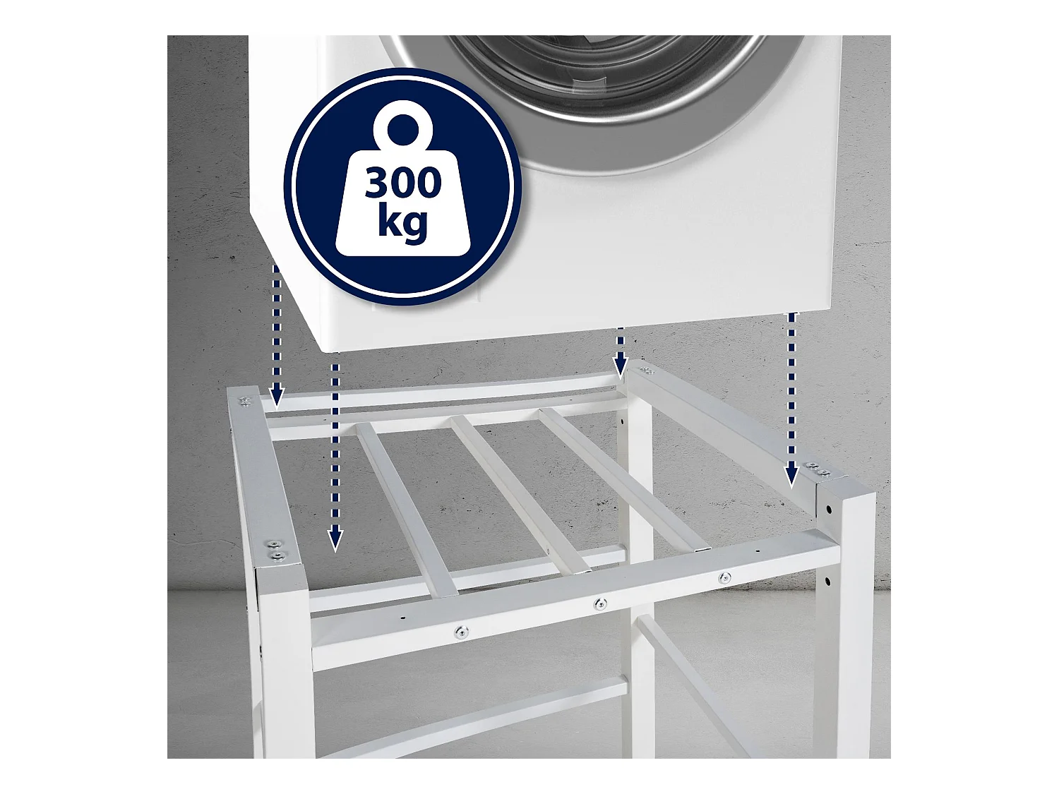 Waschmaschinenregal Medina