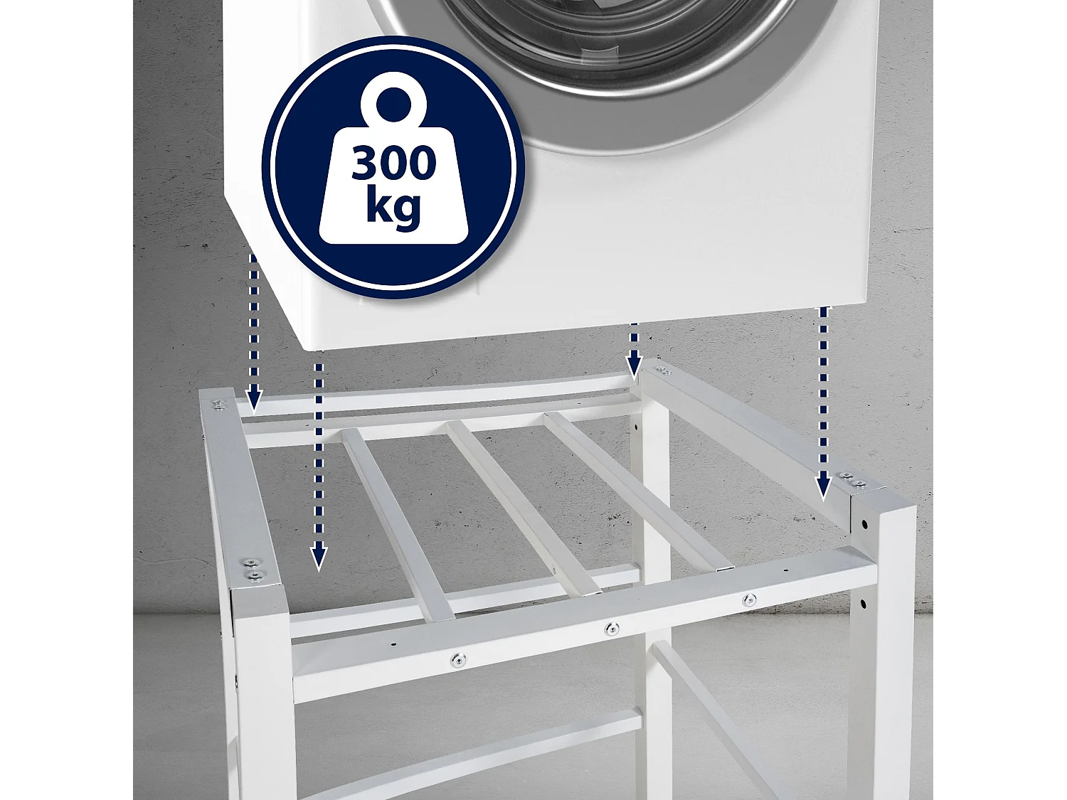 Waschmaschinenregal Medina