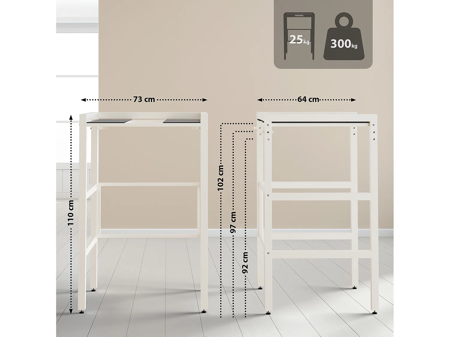 Waschmaschinenregal Gannet