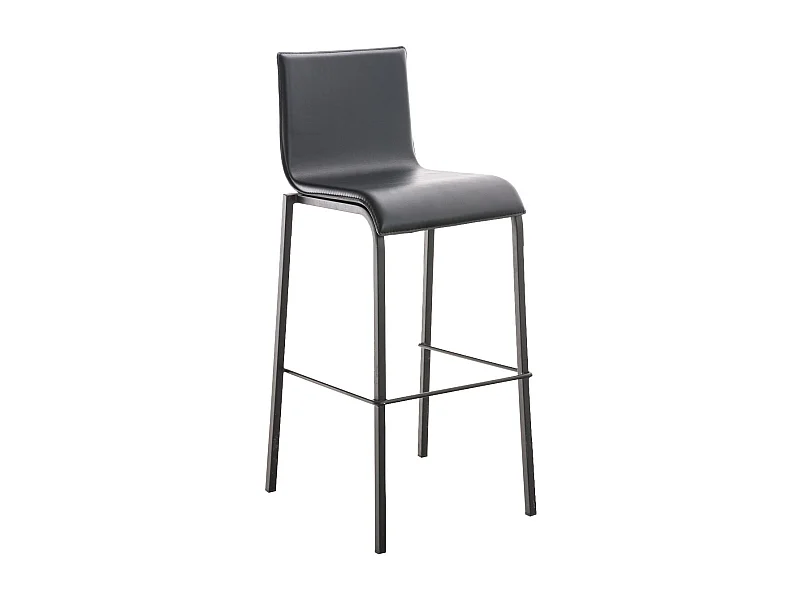 Barhocker Avola Leder Flach B78