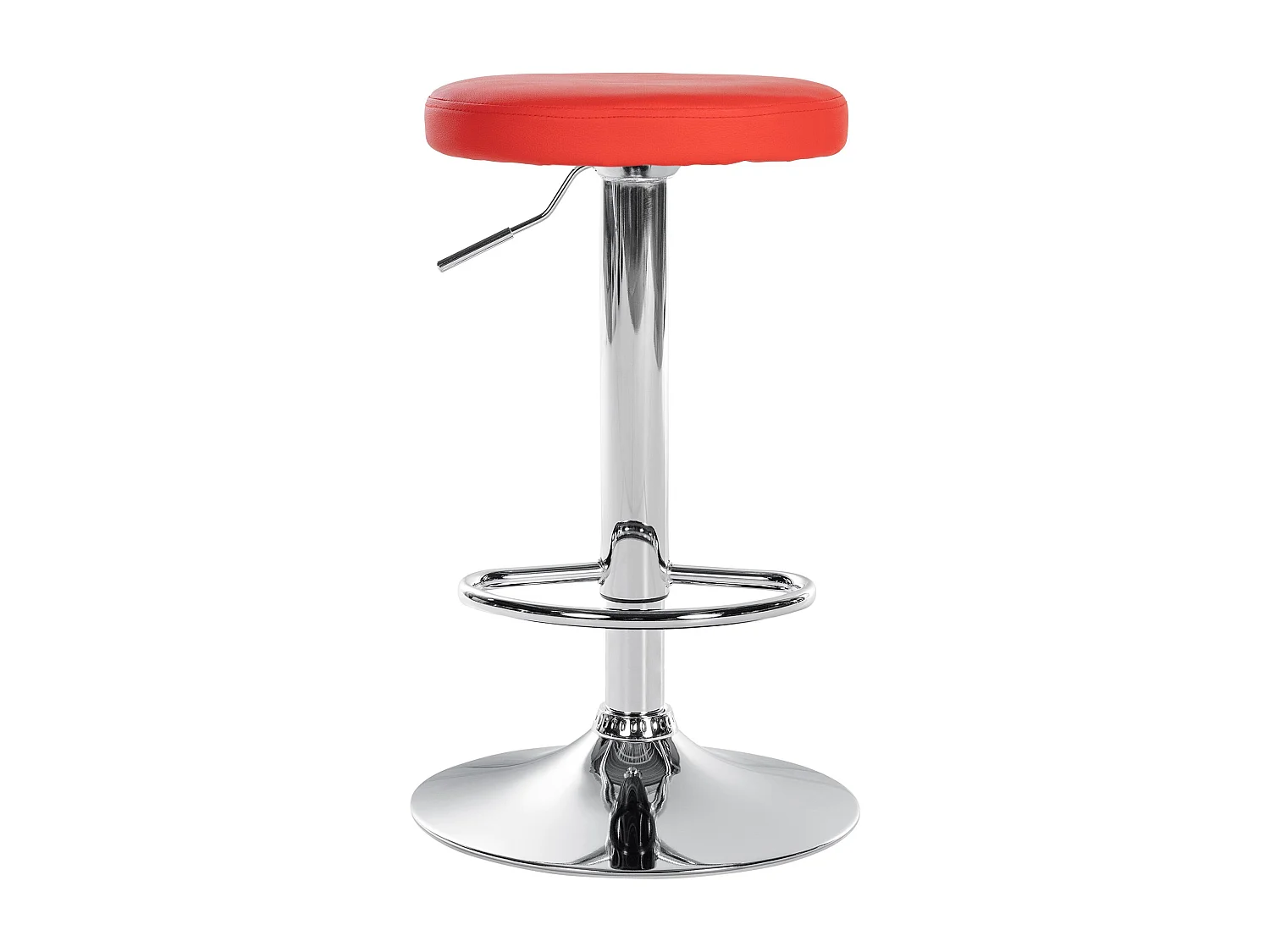 "2er Set Barhocker Ponte Kunstleder chrom"