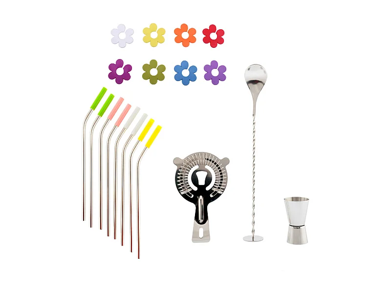 Party - Set dégustation cocktails fleuri pour 8 personnes